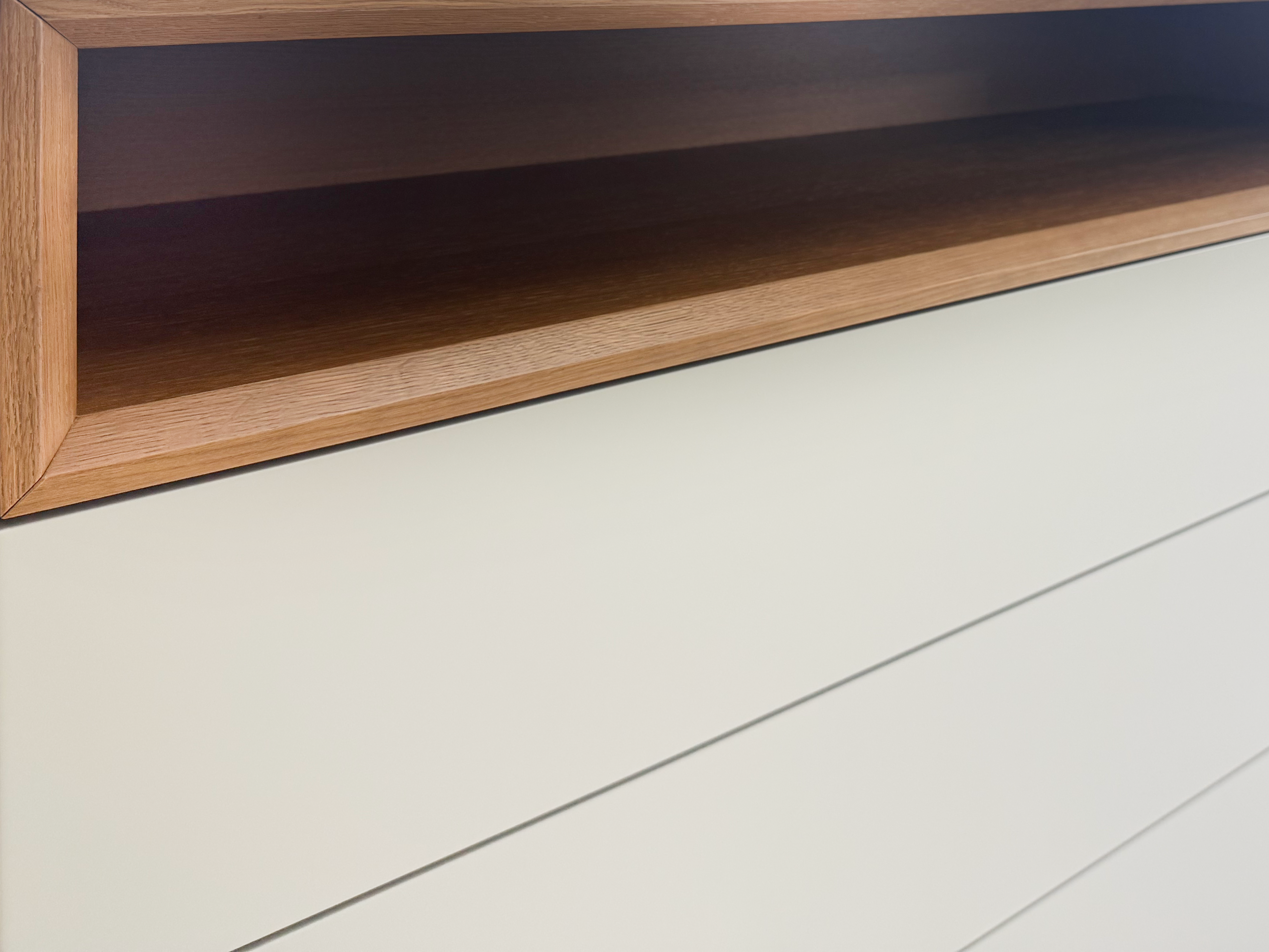 Sideboard Turin Fubo / Farbe: Eiche, Taupe