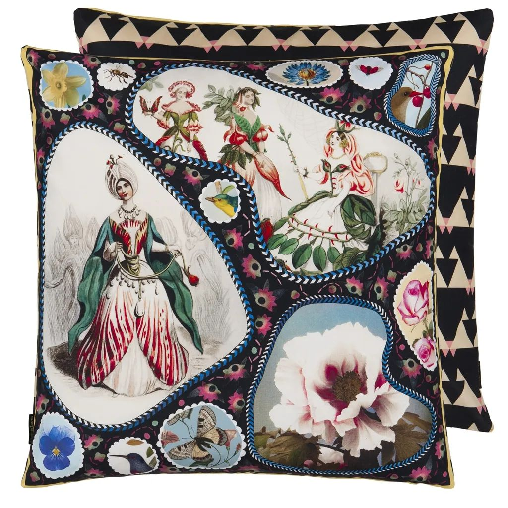 Kissen Le Jardin Feerique - Multicolore Designers Guild / Farbe: Mehrfarbig von Christian Lacroix