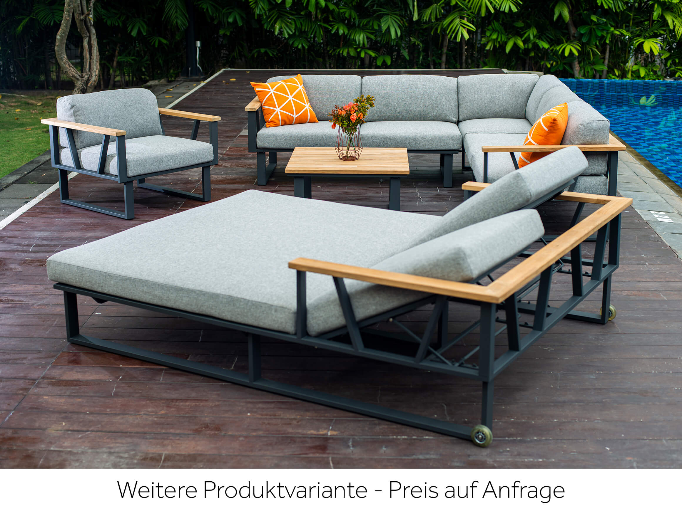 Clubtisch Belvedere Blaser und Trösch / Farbe: Teak