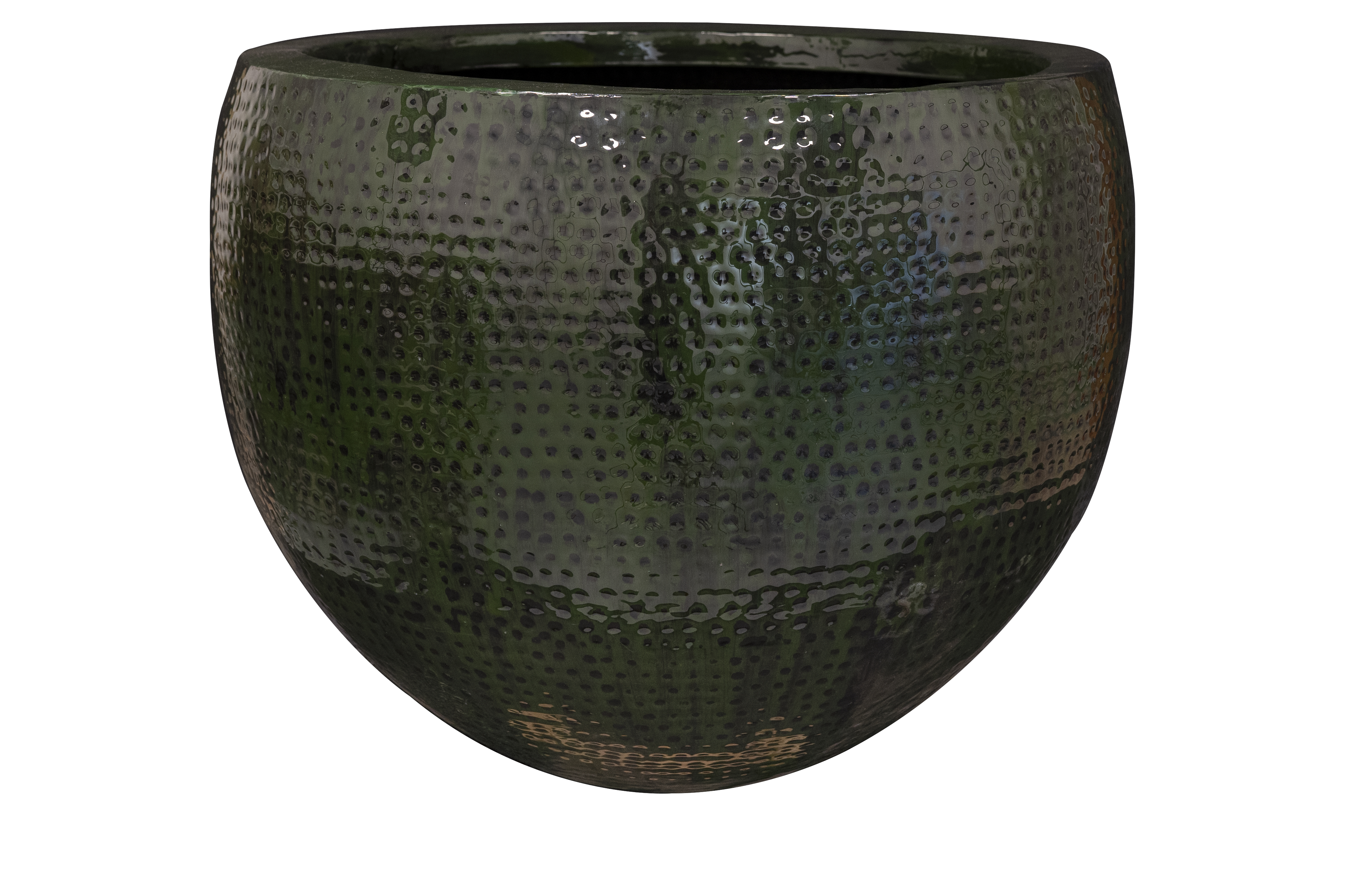 Gefäss Thom, Metall, Waldgrün H: 56 cm Decofinder