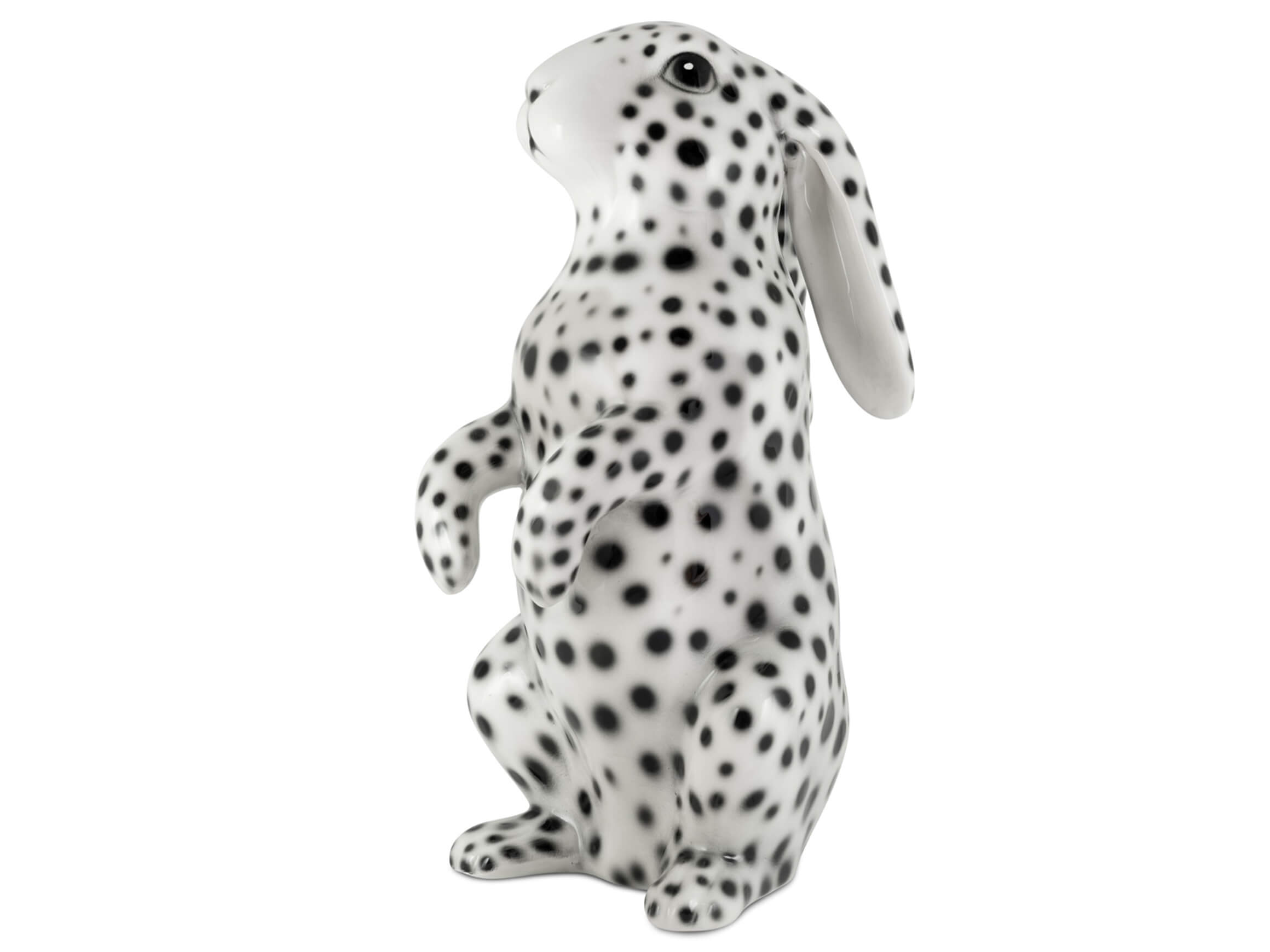 Figur Hase Ohren Hängend Getupft H: 37 cm Abhika