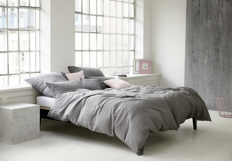 Bettwäsche Breeze Dunkelgrau Elegante