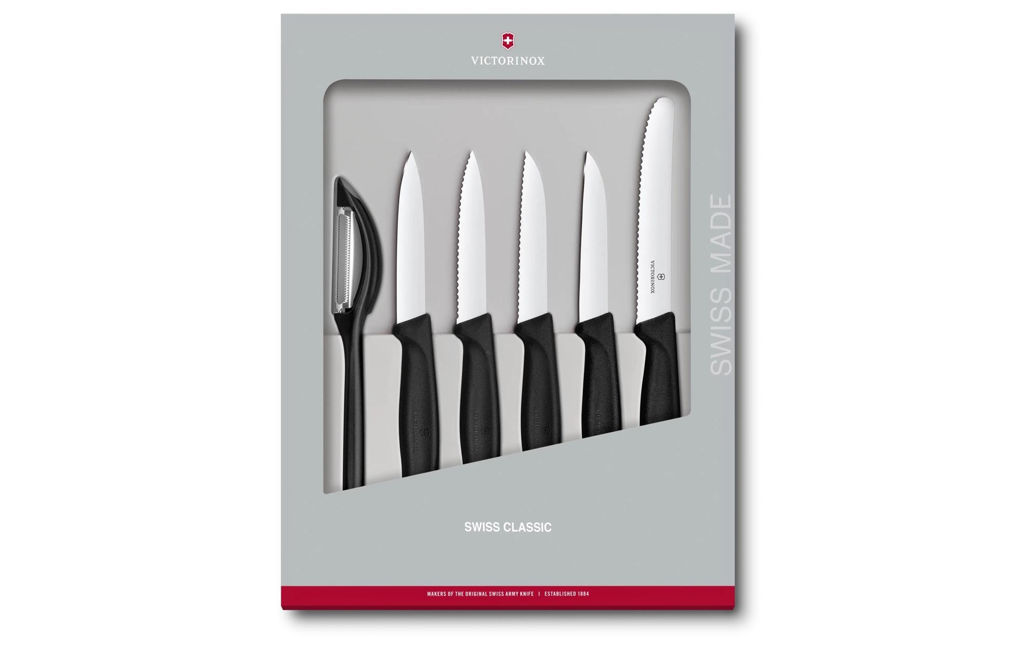 Gemüsemesser Swiss Classic, 6-teilig Von Victorinox Alltron / Farbe: Schwarz