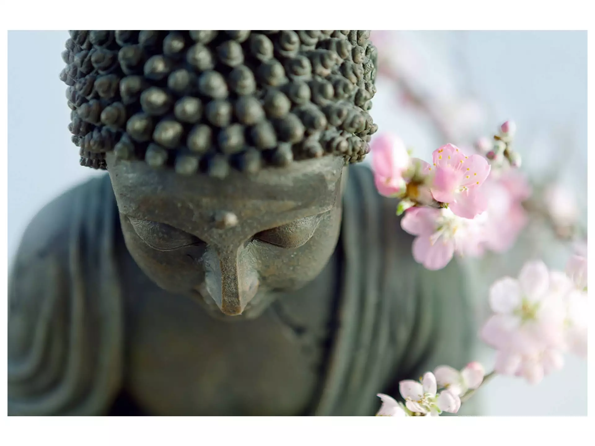 Digitaldruck auf Acrylglas Buddha image LAND / Grösse: 120 x 80 cm