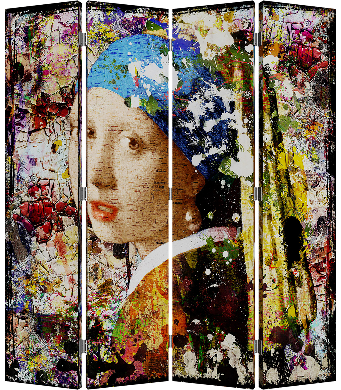 Cloison de séparation « artworks » motif réversible image LAND