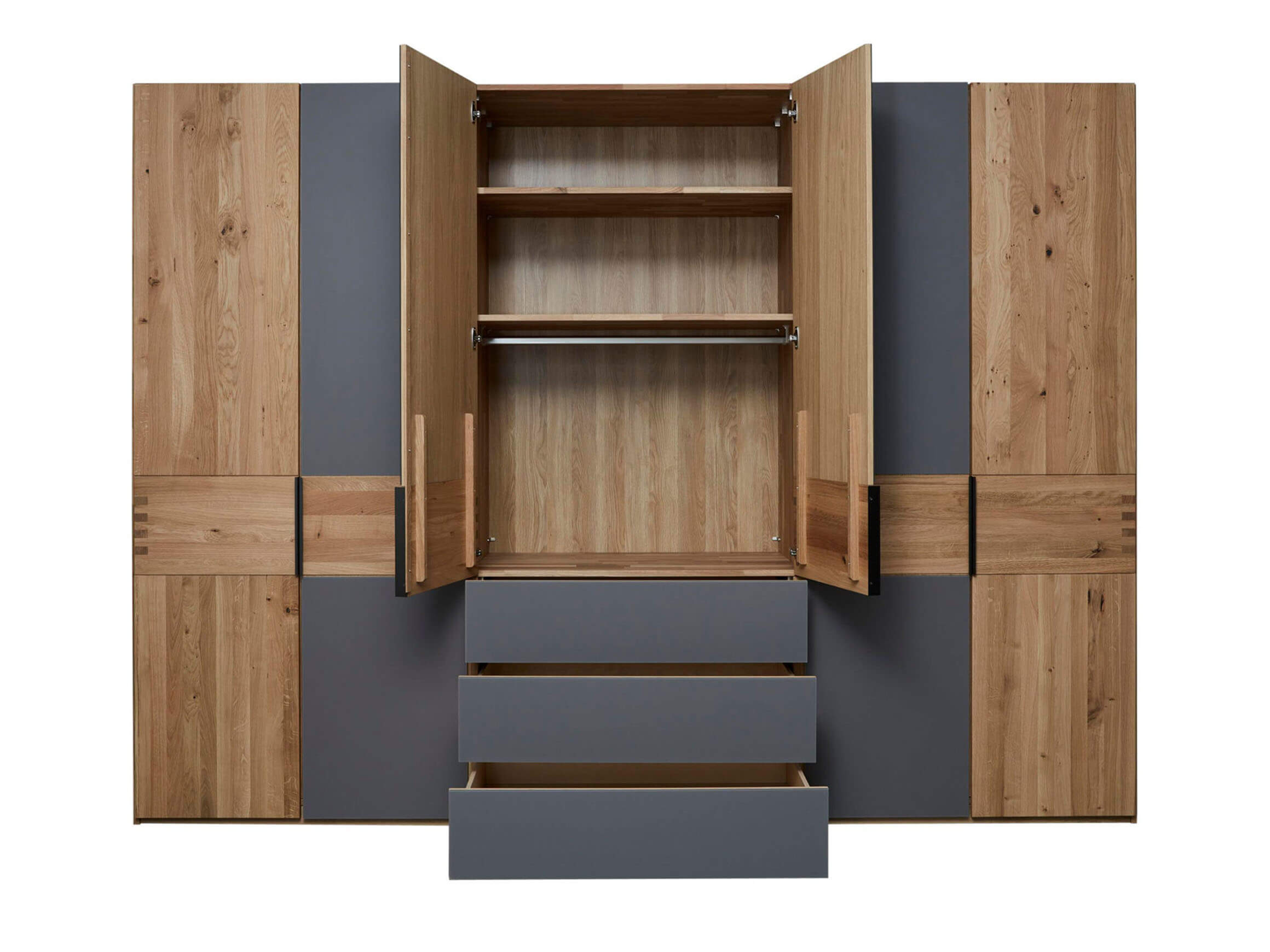 Drehtürenschrank Langnau Wöstmann / Farbe: Holzfarbig / Bezugsmaterial: