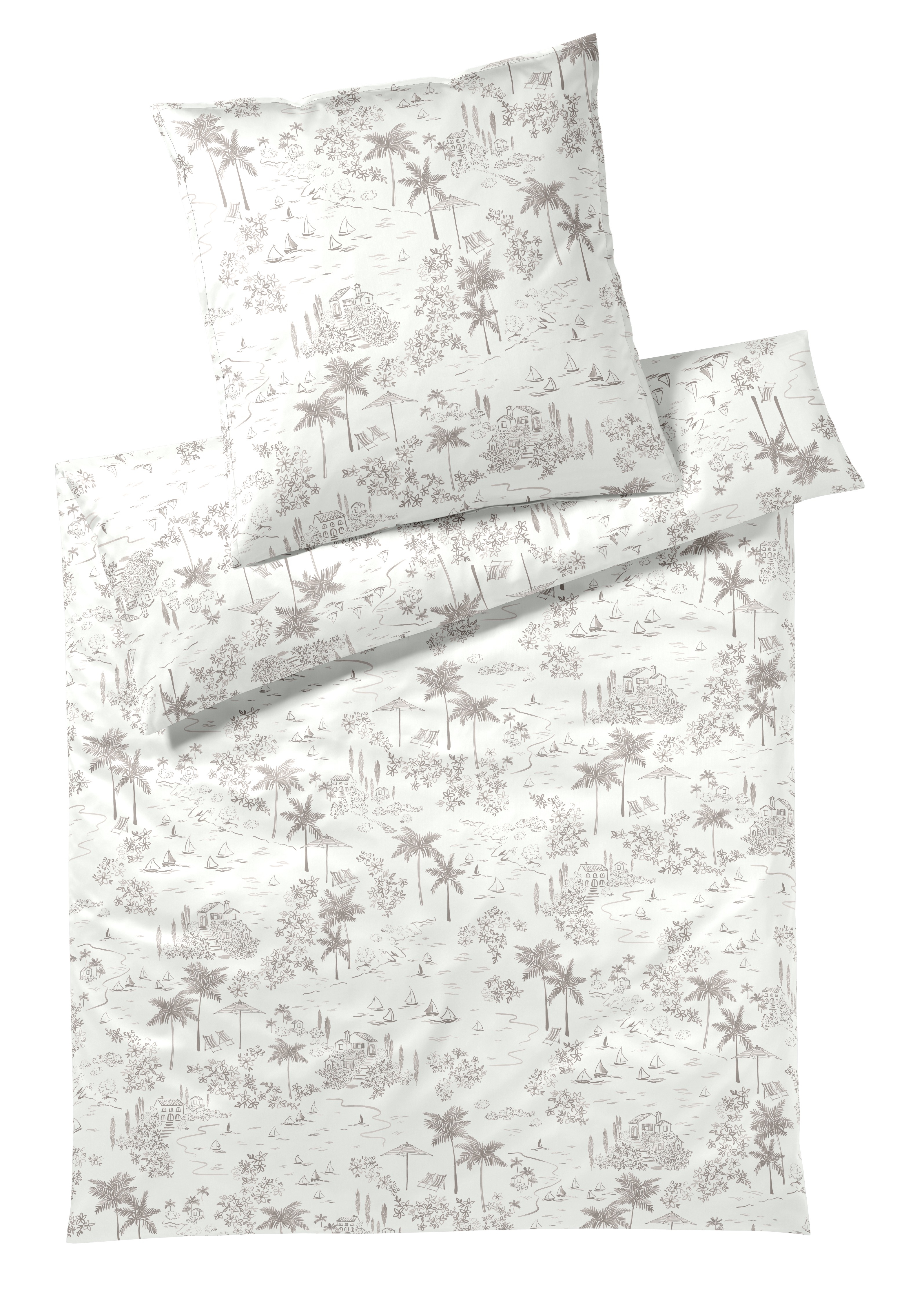 Bettwäsche Positano Sand Elegante / Grösse: 50 x 70 cm