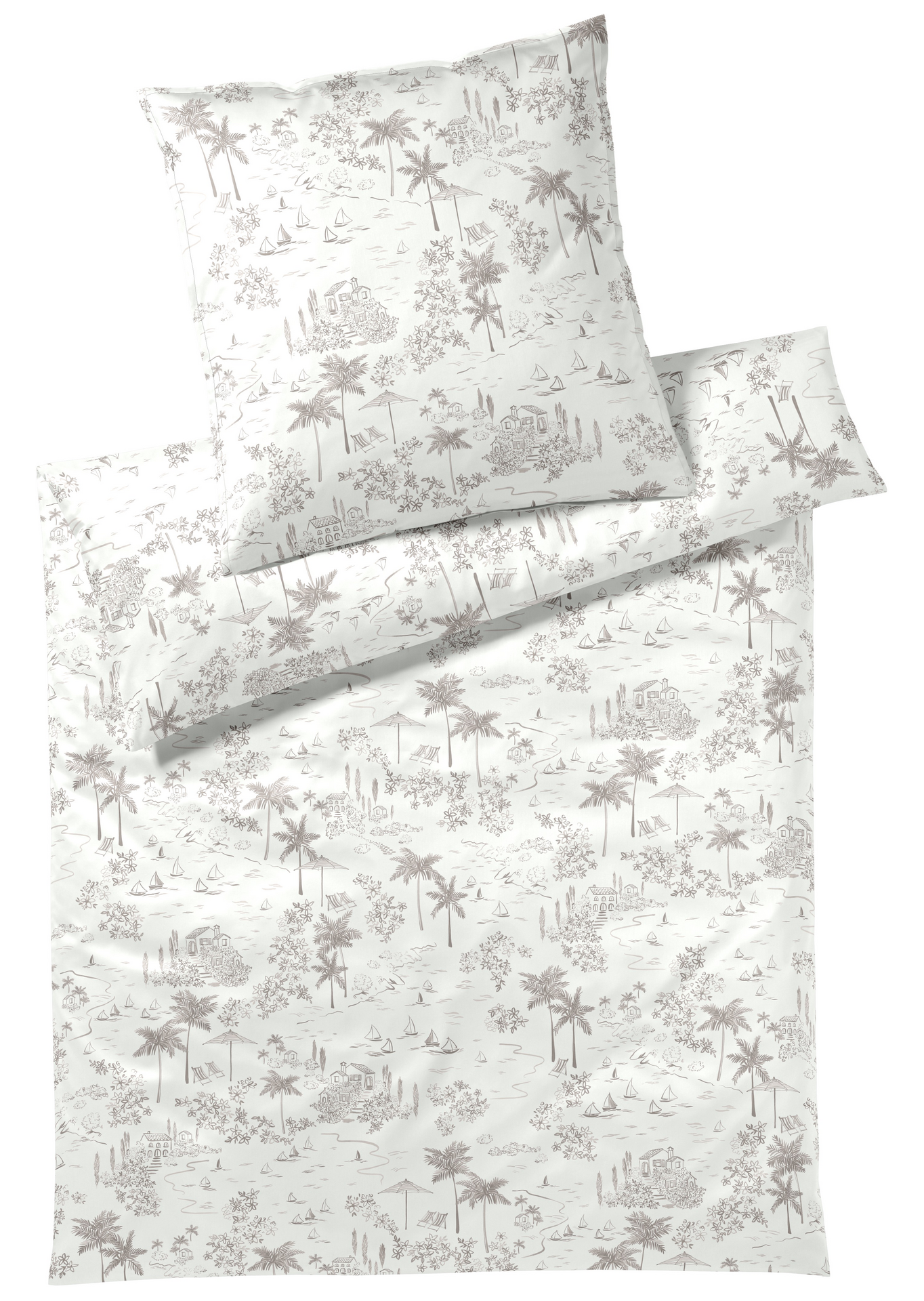 Bettwäsche Cotton Flower Weiss Elegante