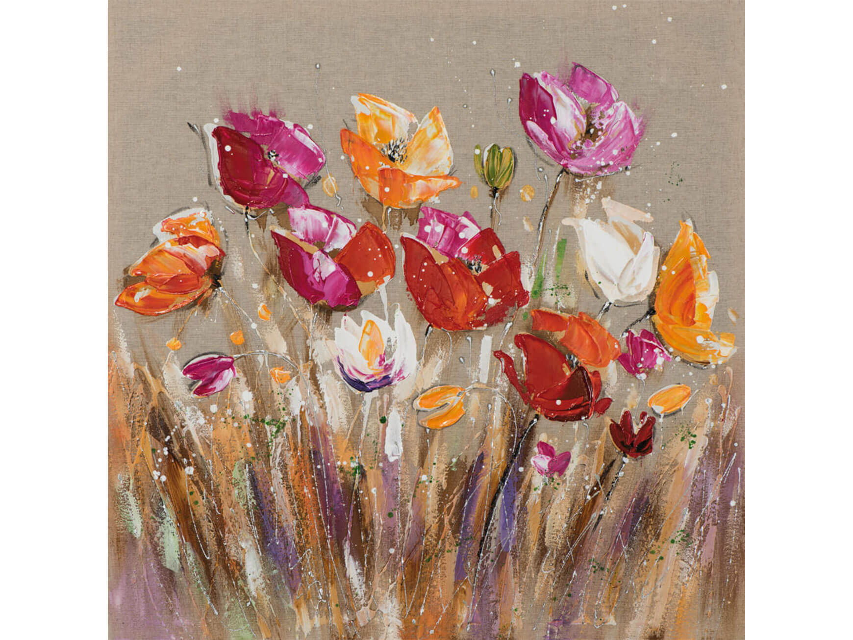 image LAND Bild Hübsche Farbenfrohe Blumen 1  | Schubiger Möbel