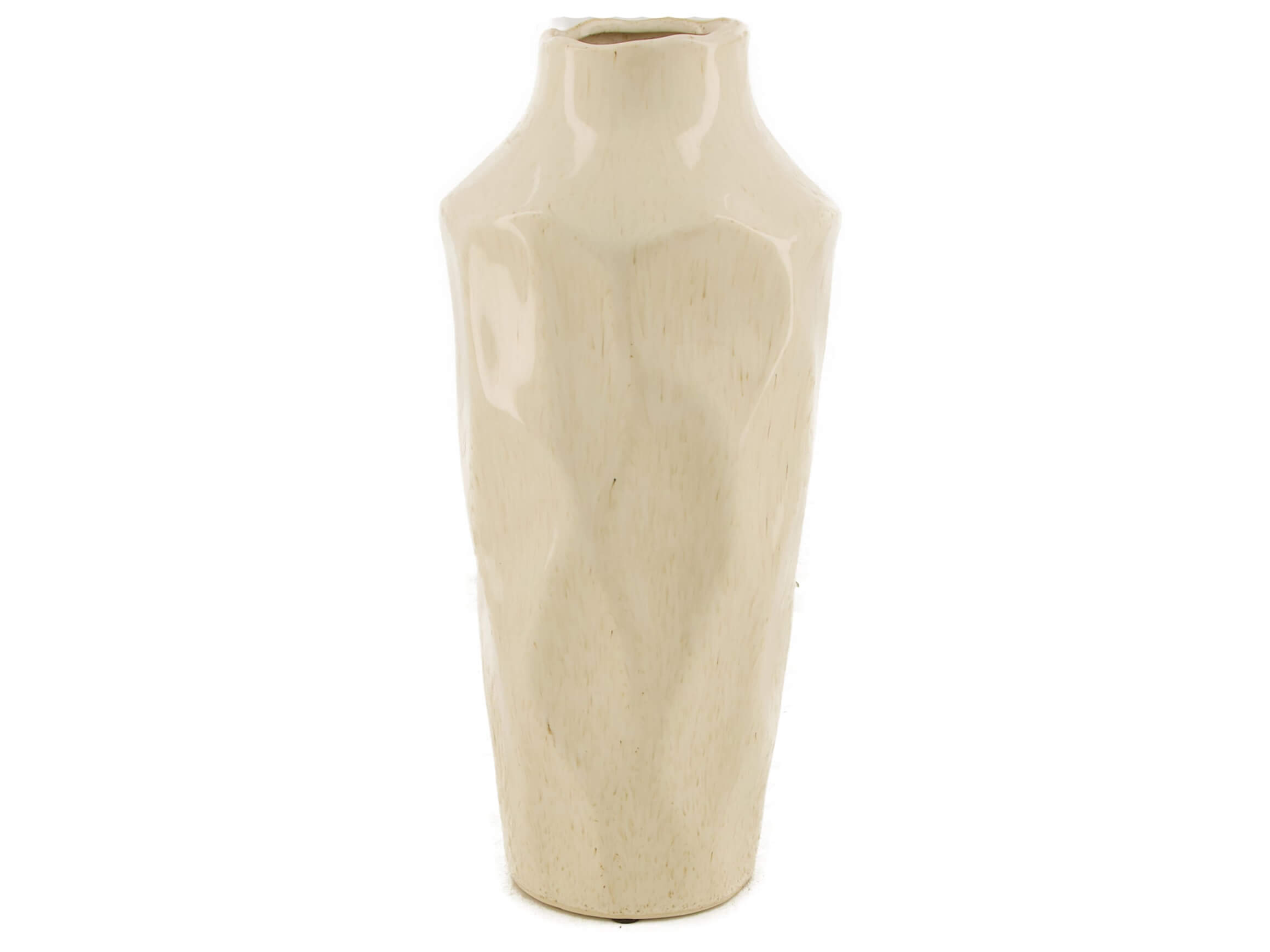 Vase Keramik Creme H: 31 cm Decofinder