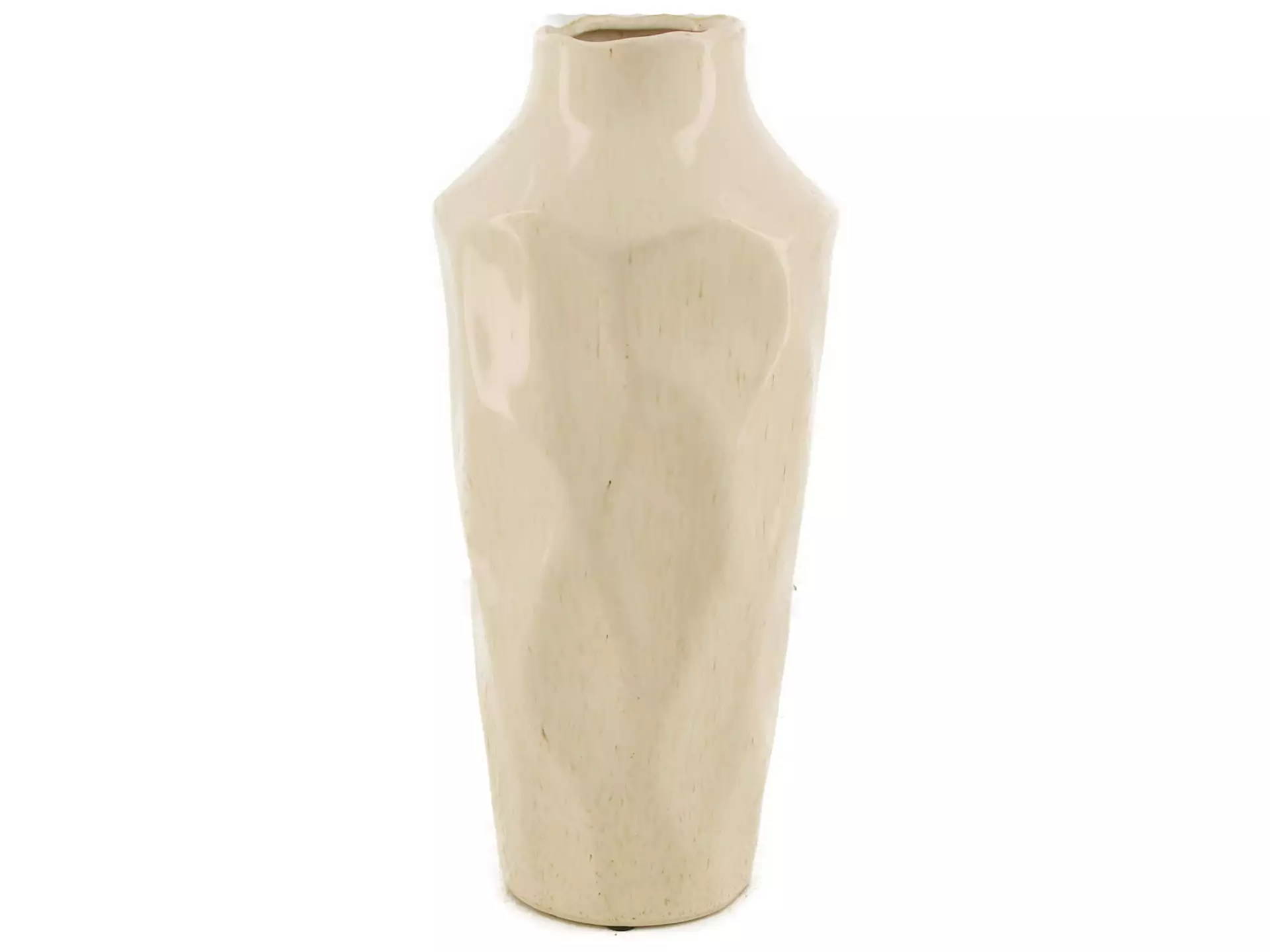 Vase Keramik Creme H: 31 cm Decofinder