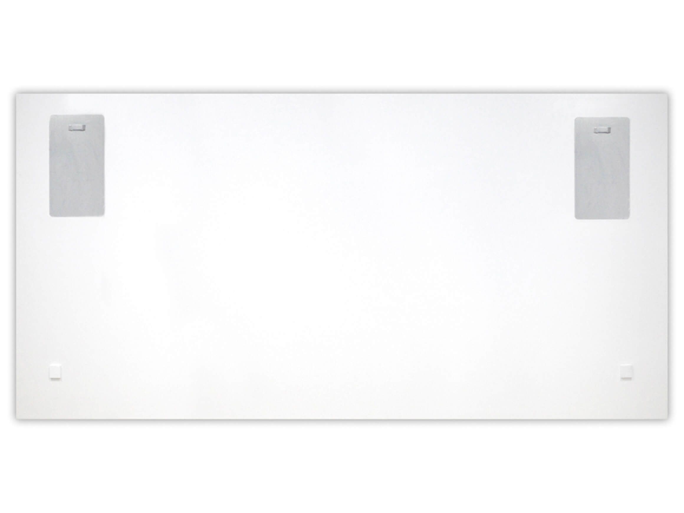 Digitaldruck auf Glas Gipfel im Wolkennebel image LAND / Grösse: 140 x 70 cm