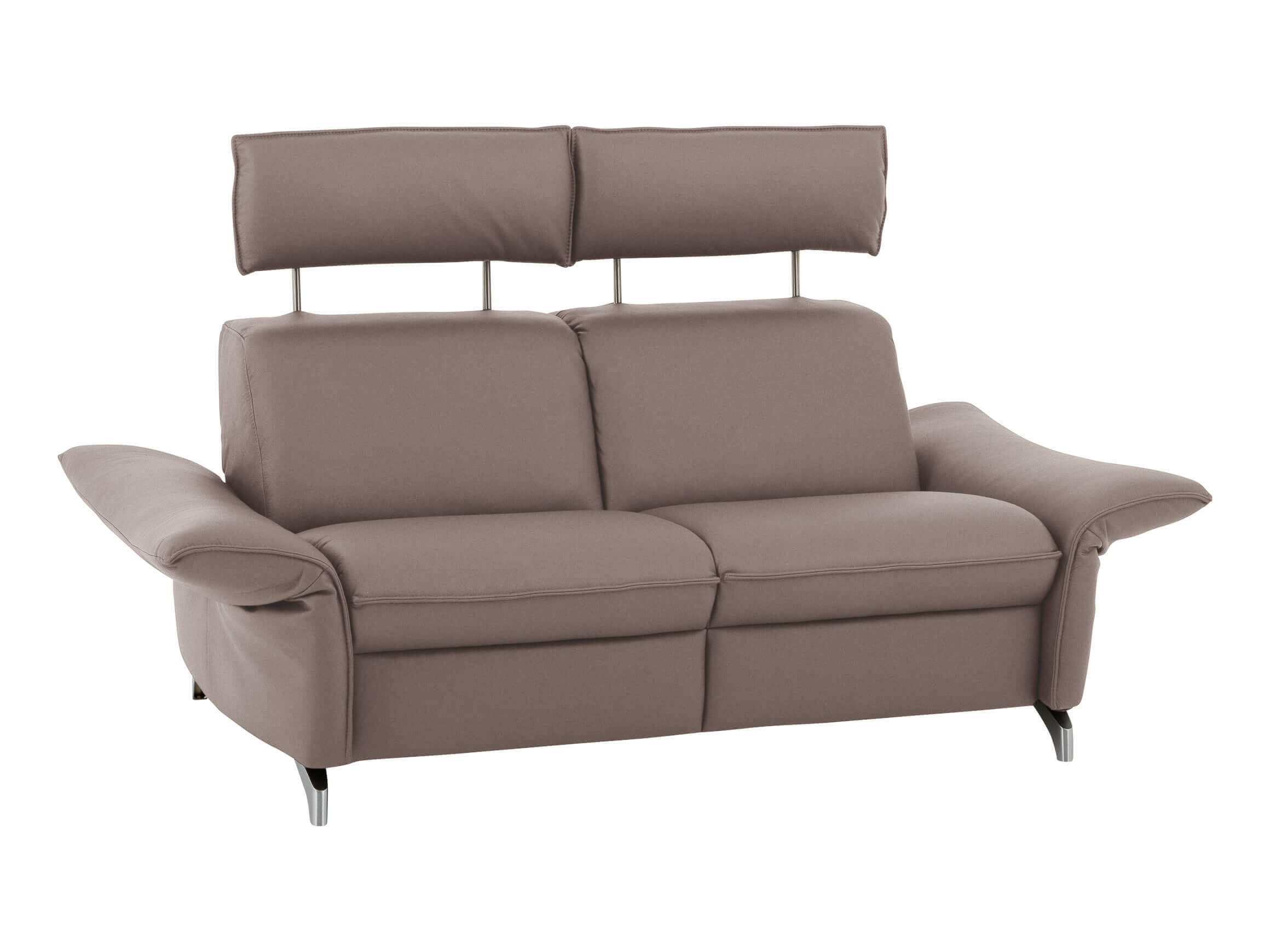 Sofa Catania Basic B: 164 cm Himolla / Farbe: Schiefer / Material: Stoff Basic