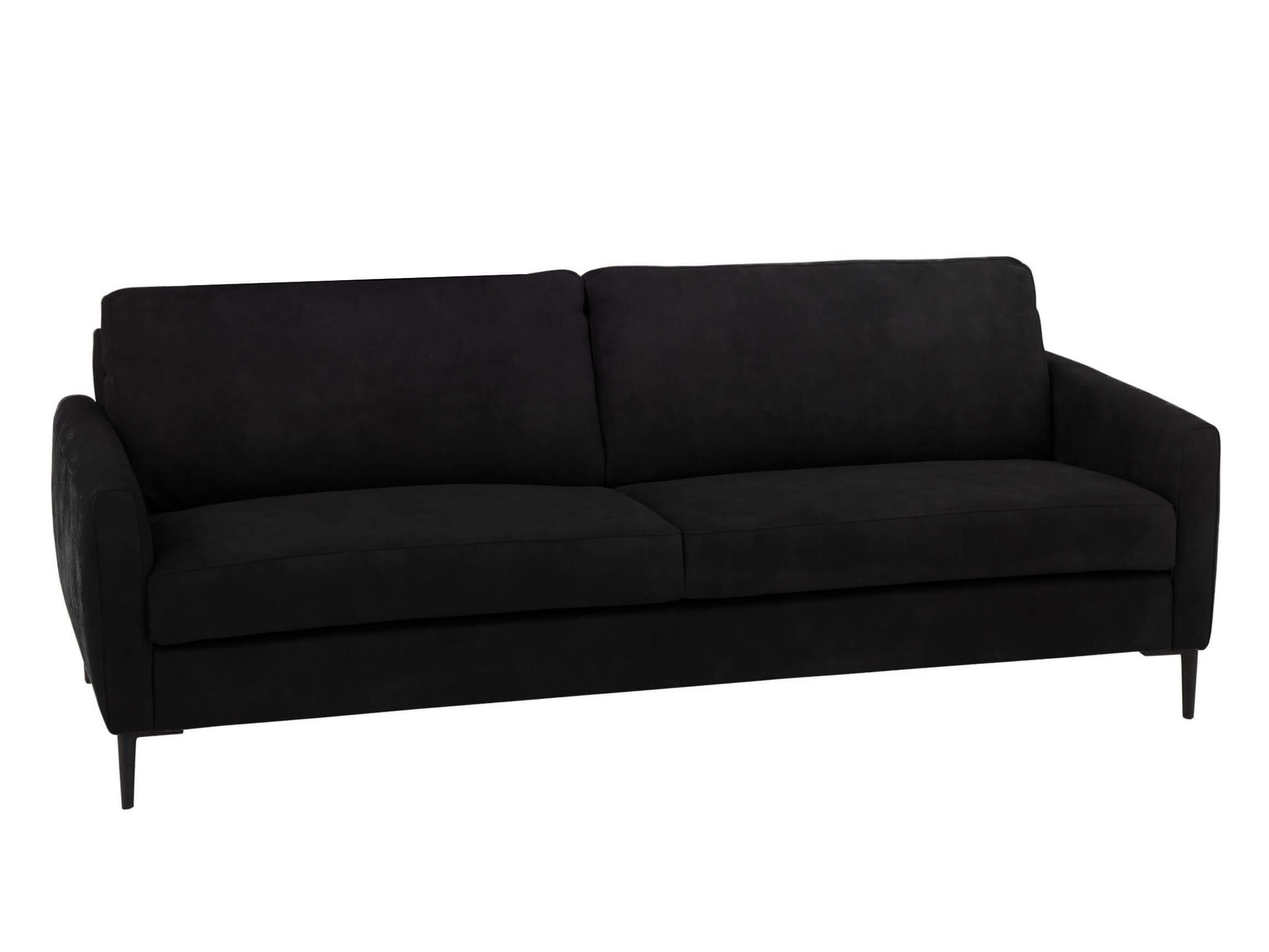 Sofa Antonio Basic B: 196 cm Schillig Willi / Farbe: Schwarz / Material: Leder Basic
