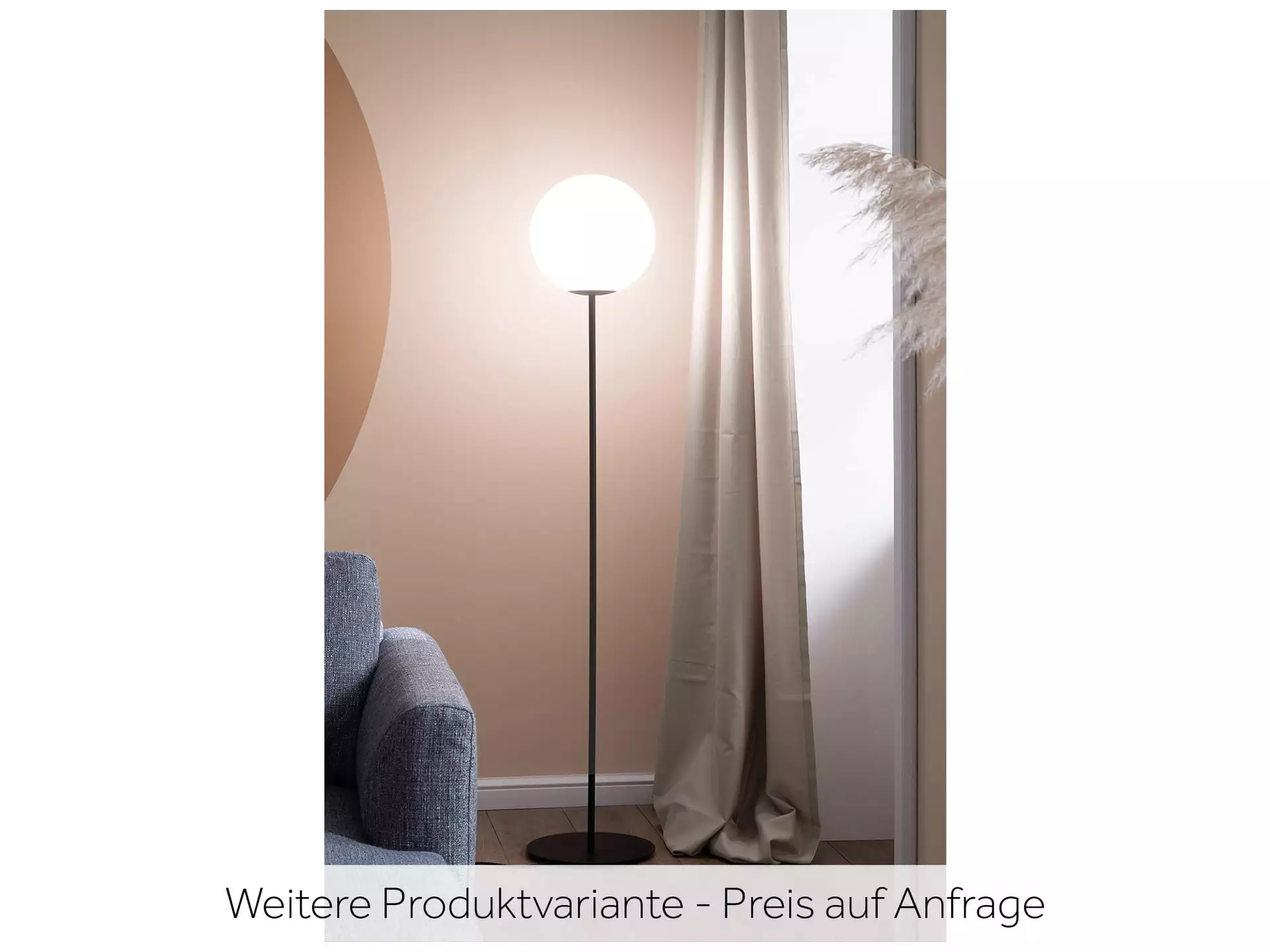 Stehlampe Palais D: 30 cm Fischer & Honsel / Farbe: Schwarz