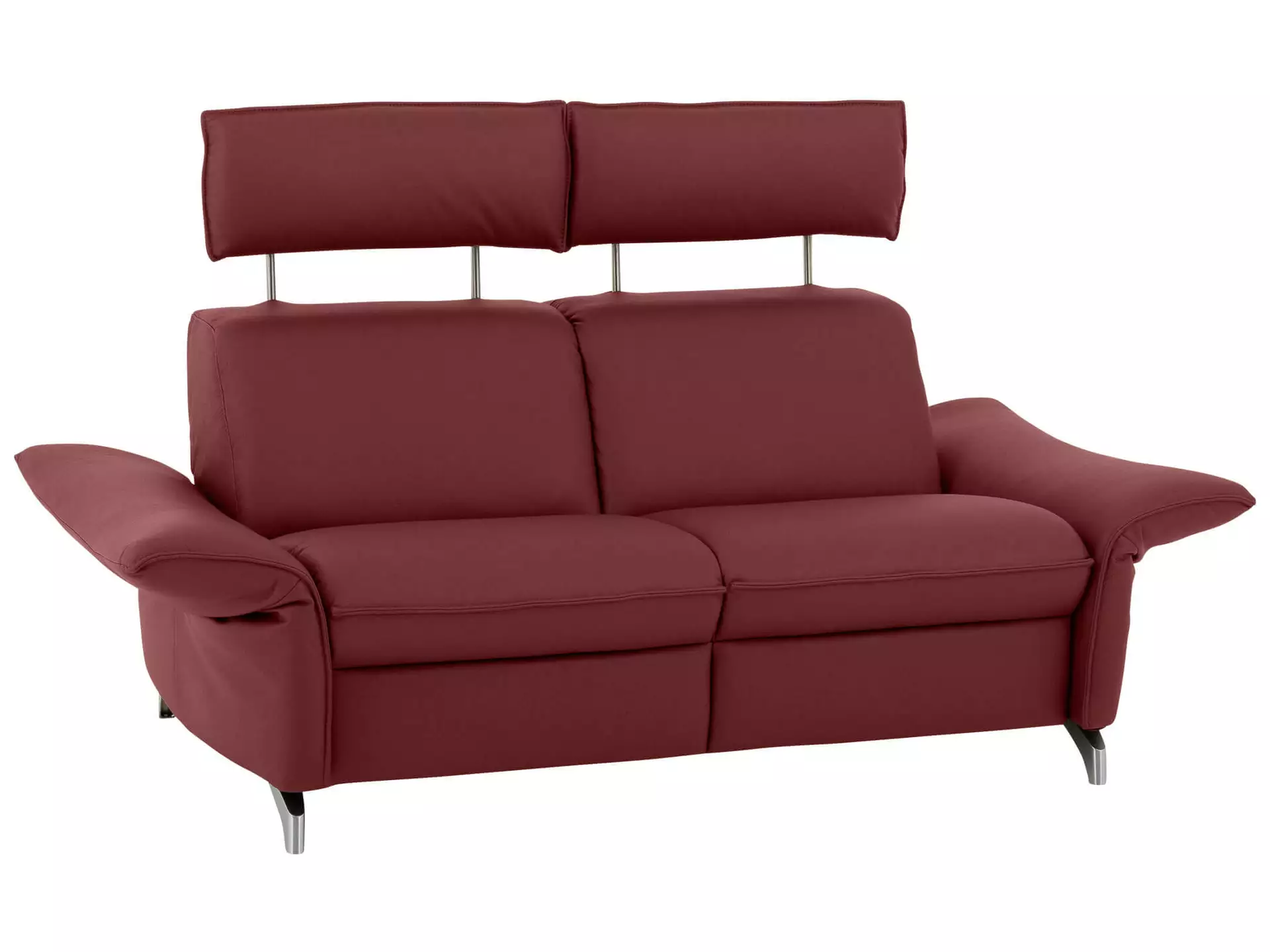 Sofa Catania Basic B: 164 cm Himolla / Farbe: Merlot / Material: Leder Basic