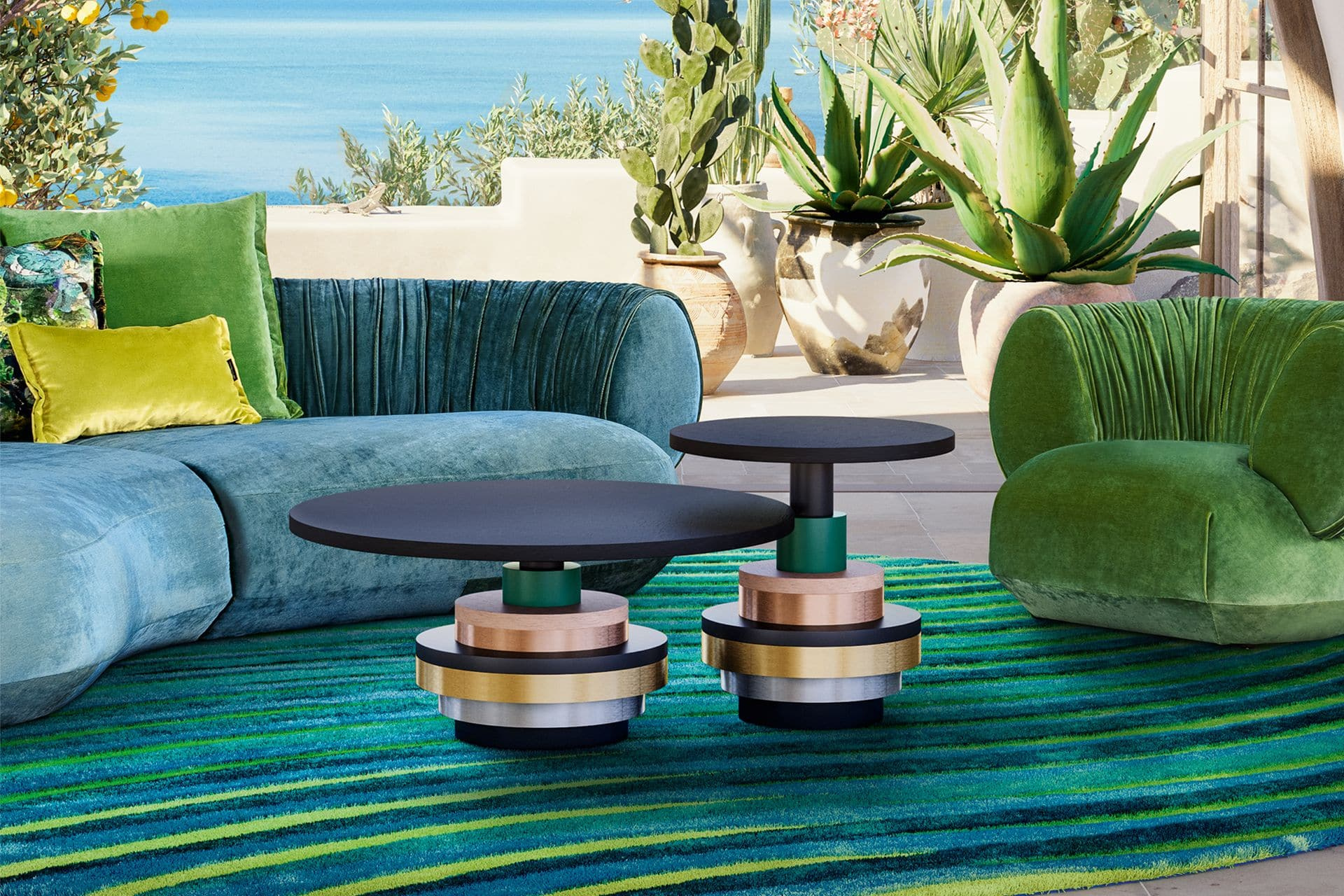 Clubtisch Disquo Bretz / Farbe: Eiche