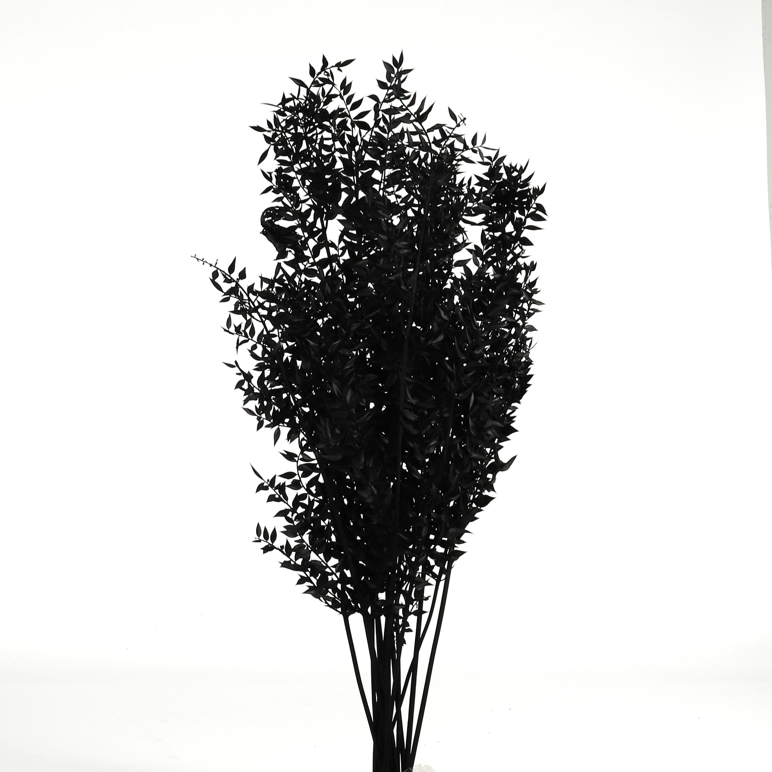 Kunstblumen Mausedorn Bund Schwarz Decofinder