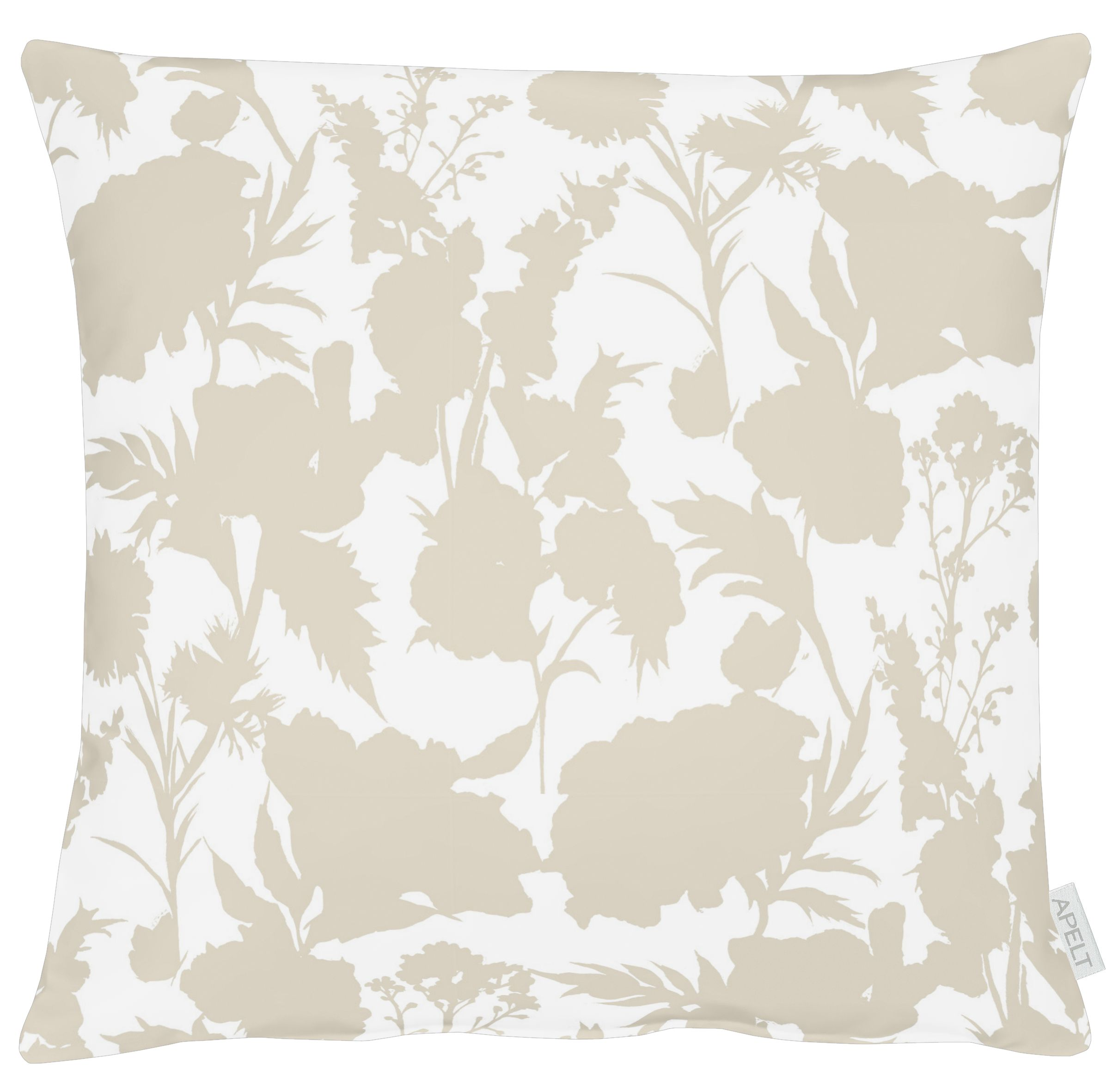 Apelt Kissenhülle Blumenwiese Natur 50x50 cm Beige | Schubiger Möbel