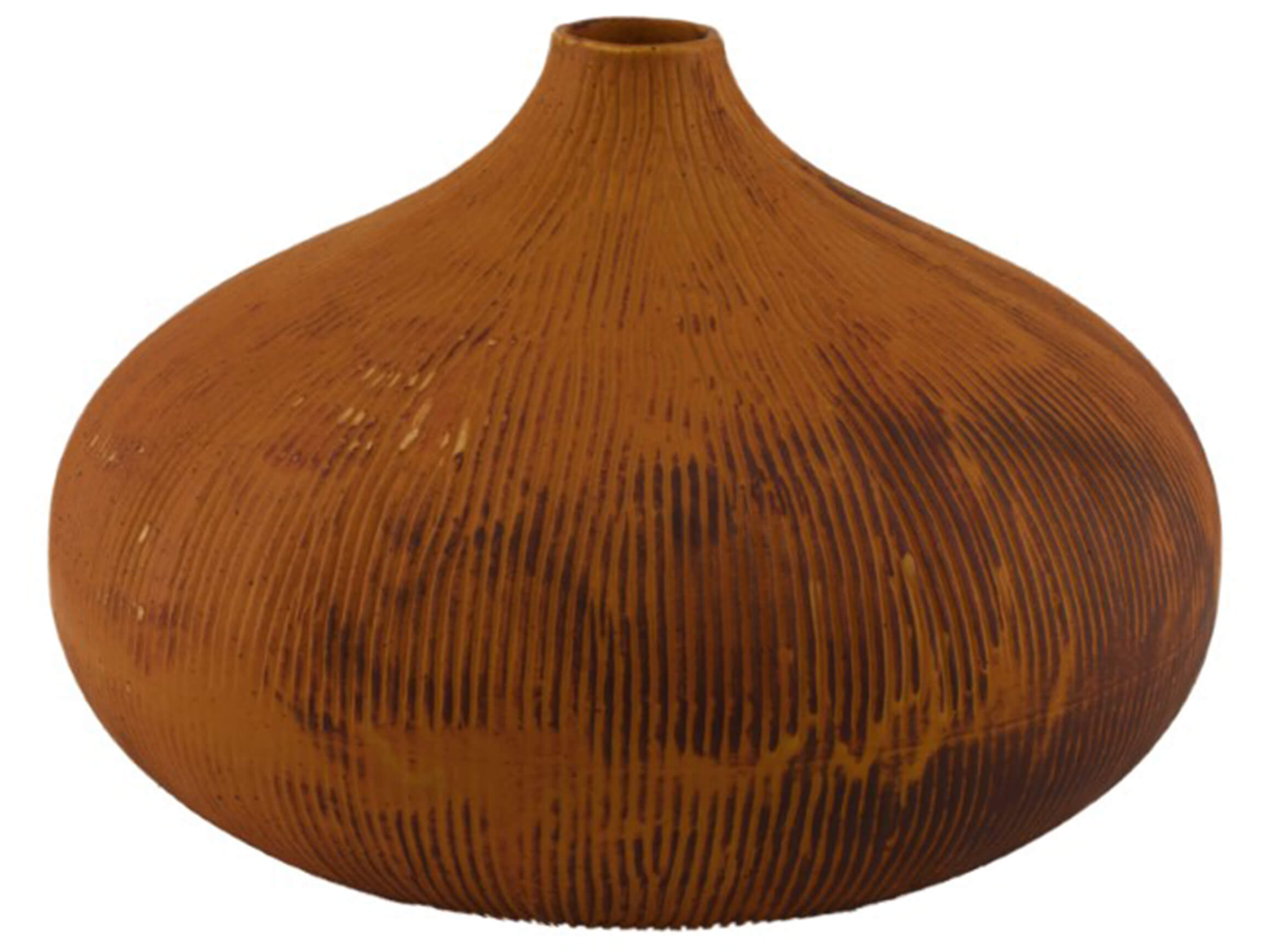 Vase Keramik, Braun H: 20 cm Dijk