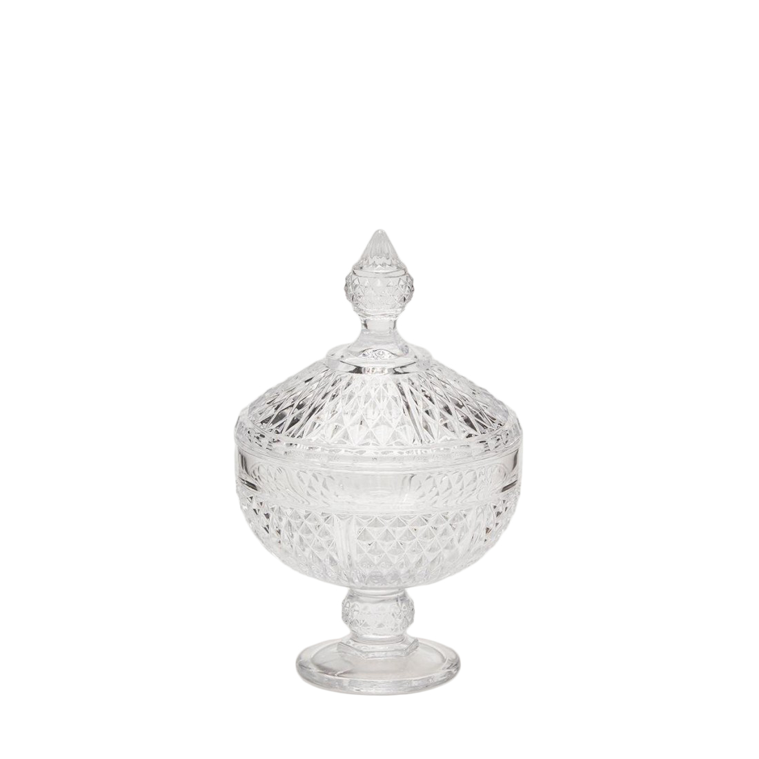 Bonboniere Auf Fuss Kristallglas H: 25 cm Edg