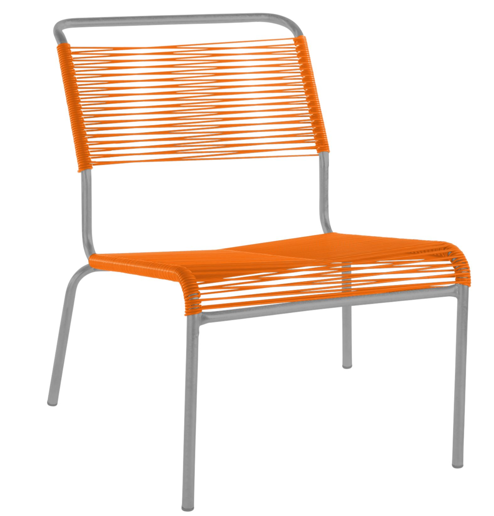 Spaghetti-Lounger Säntis Schaffner / Farbe: Orange