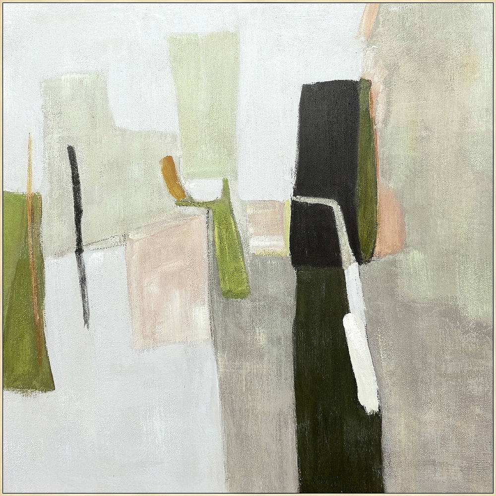 image LAND Bild mit Rahmen Olive Colour Blocks 2  | Schubiger Möbel