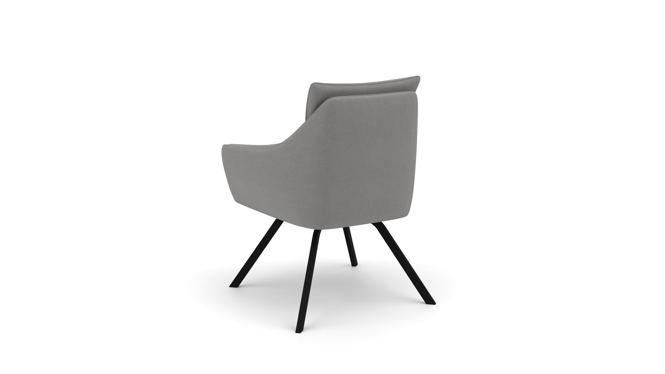 Stuhl Pegasus b - UrbanDesign / Farbe: Stahl / Bezugsmaterial: Leder