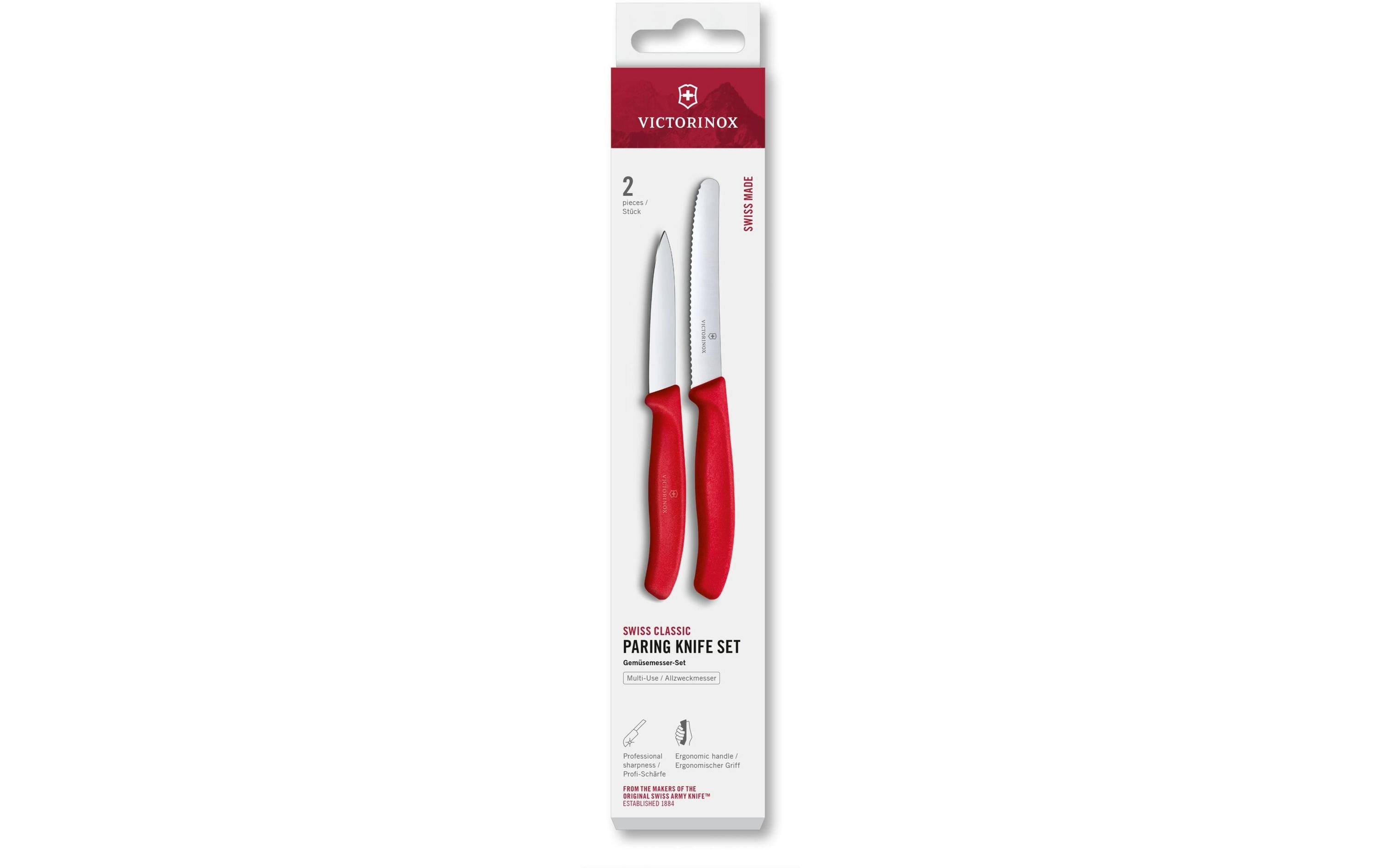 Gemüsemesser-Set Swiss Classic, Von Victorinox Alltron / Farbe: Rot