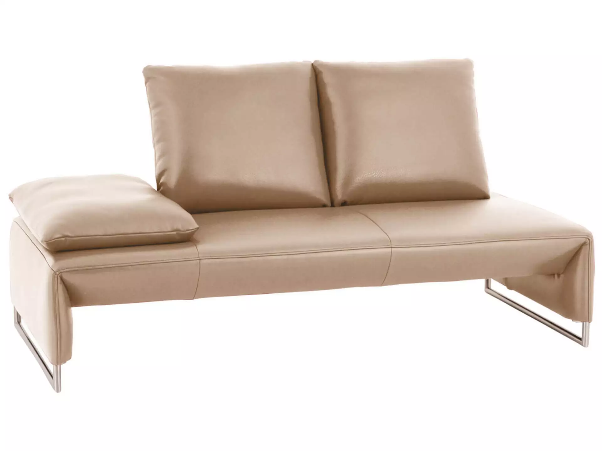 Sofa Ramano Basic B: 180 cm Koinor / Farbe: Jade / Material: Leder Basic