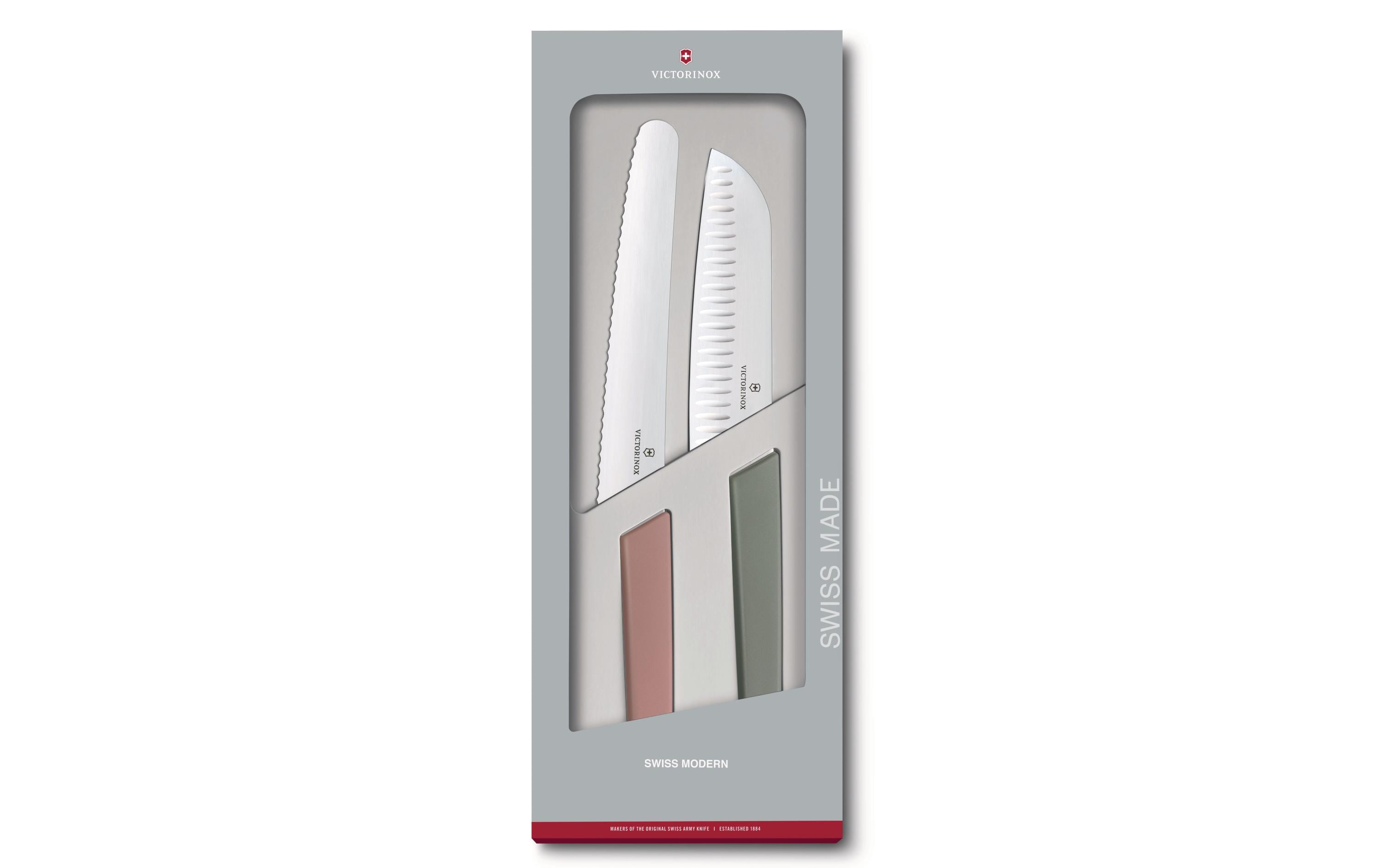 Küchenmesser Swiss Modern, Grün/Rosa Von Victorinox Alltron / Farbe: Grün Rosa
