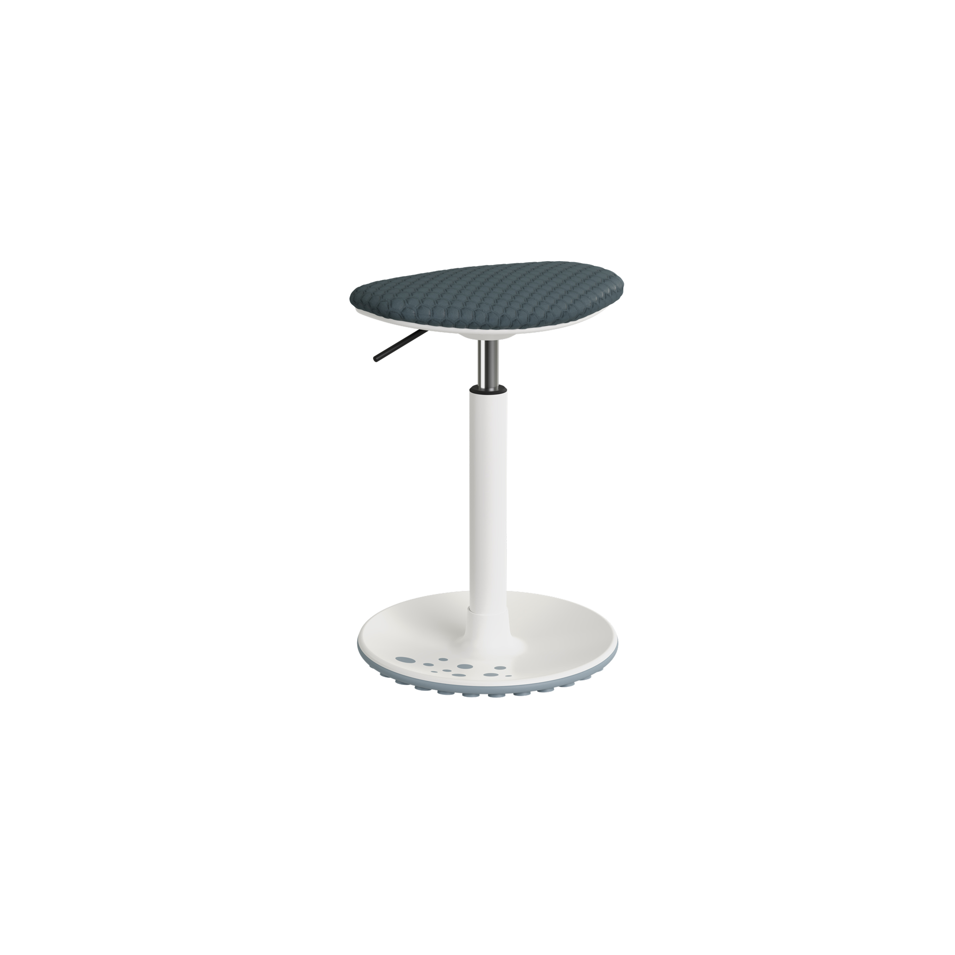 Steh-/Sitzhocker Swifty von Paidi / Farbe: Grau / Grösse: 38 x 24 cm