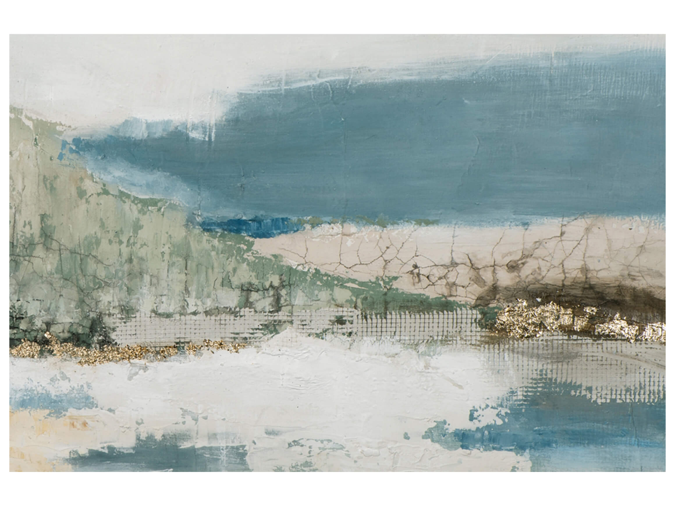 Bild Küstenlandschaft mit Wald und Bergen image LAND