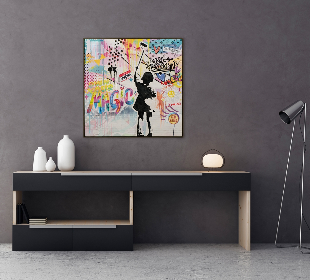 Bild Paint The Wall image LAND / Farbe: Mehrfarbig