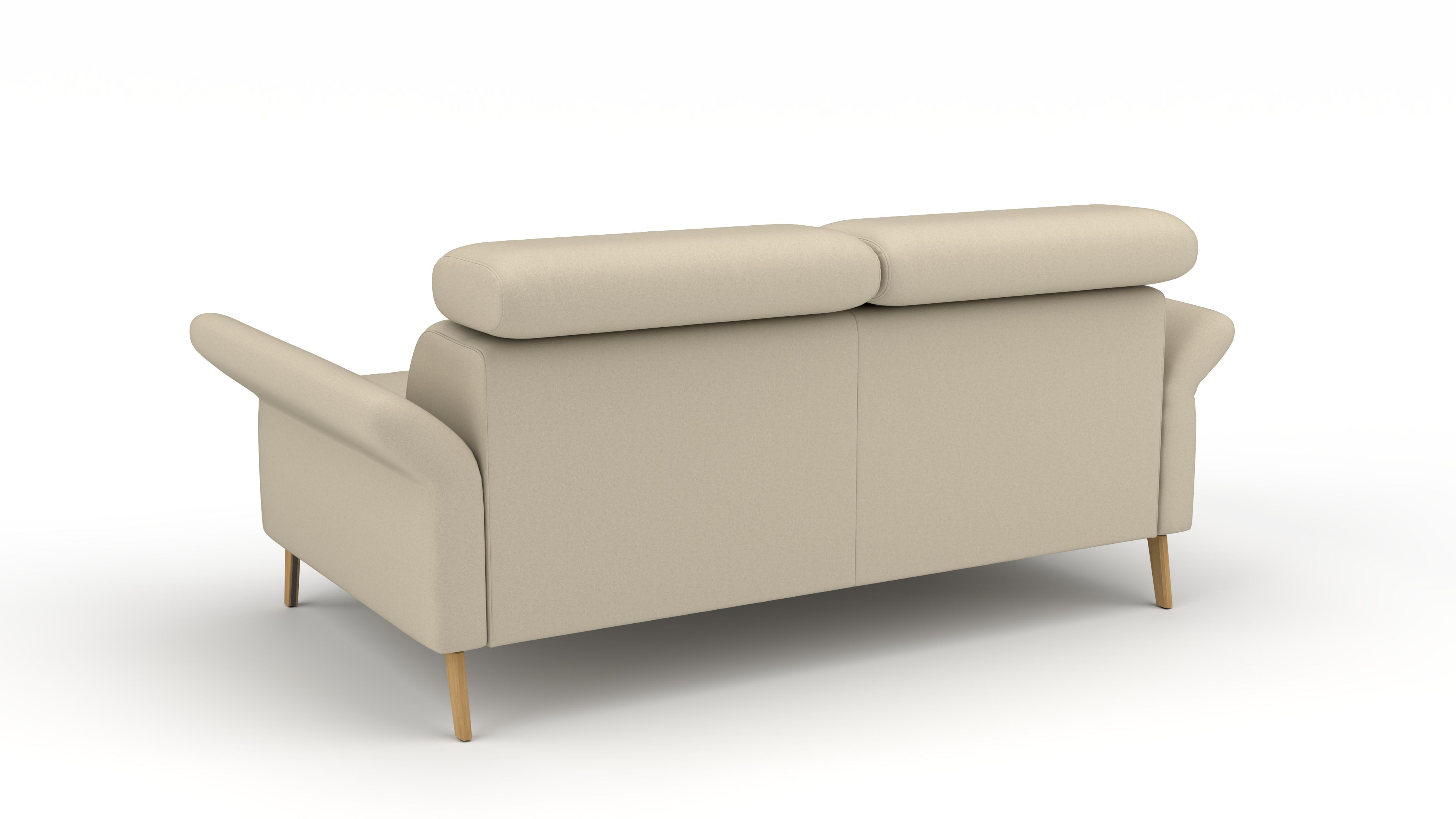 Sofa Mars - 2,5-Sitzer UrbanDesign / Farbe: Beige / Bezugsmaterial: Stoff