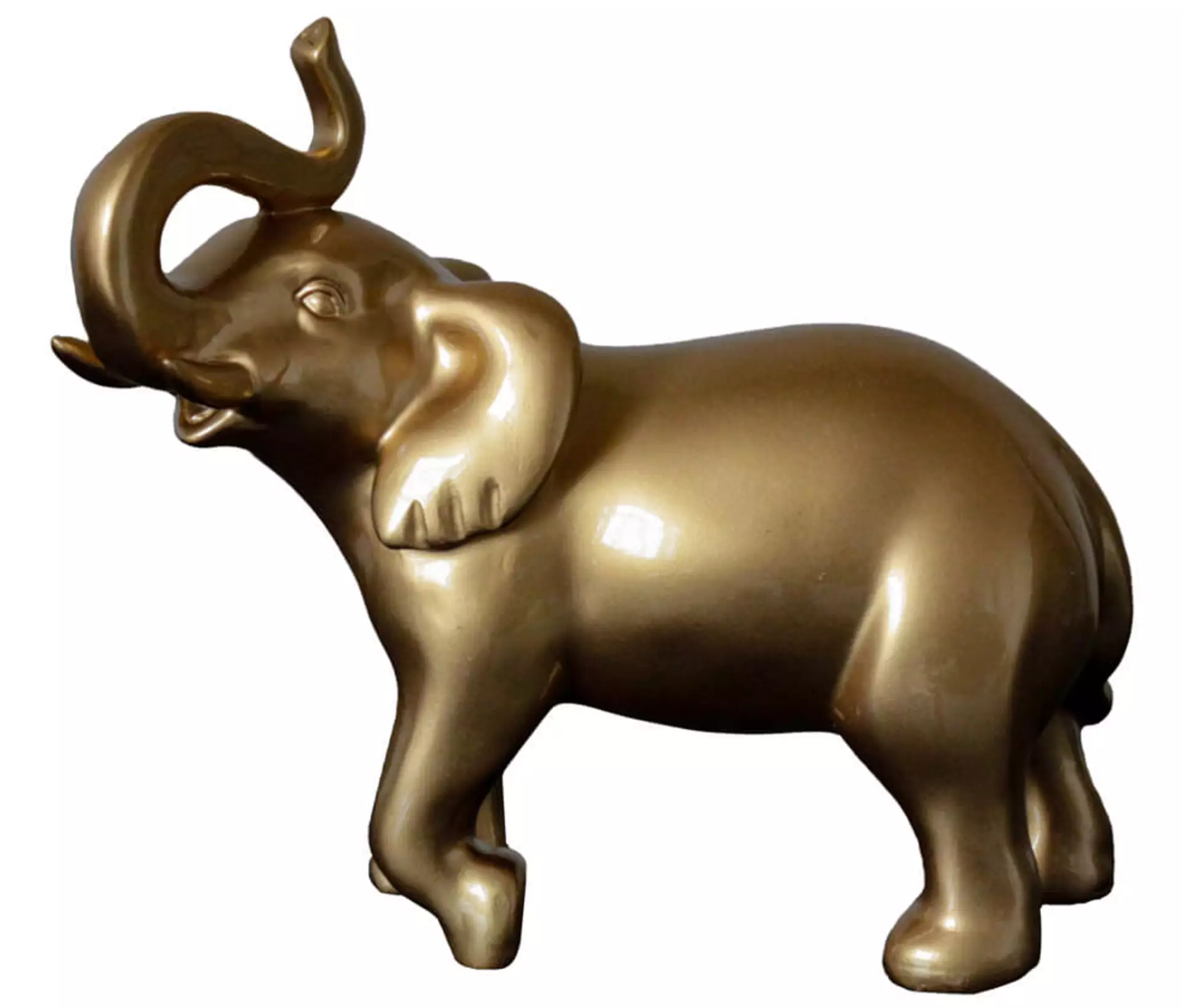 Skulptur Goldener Elefant image LAND