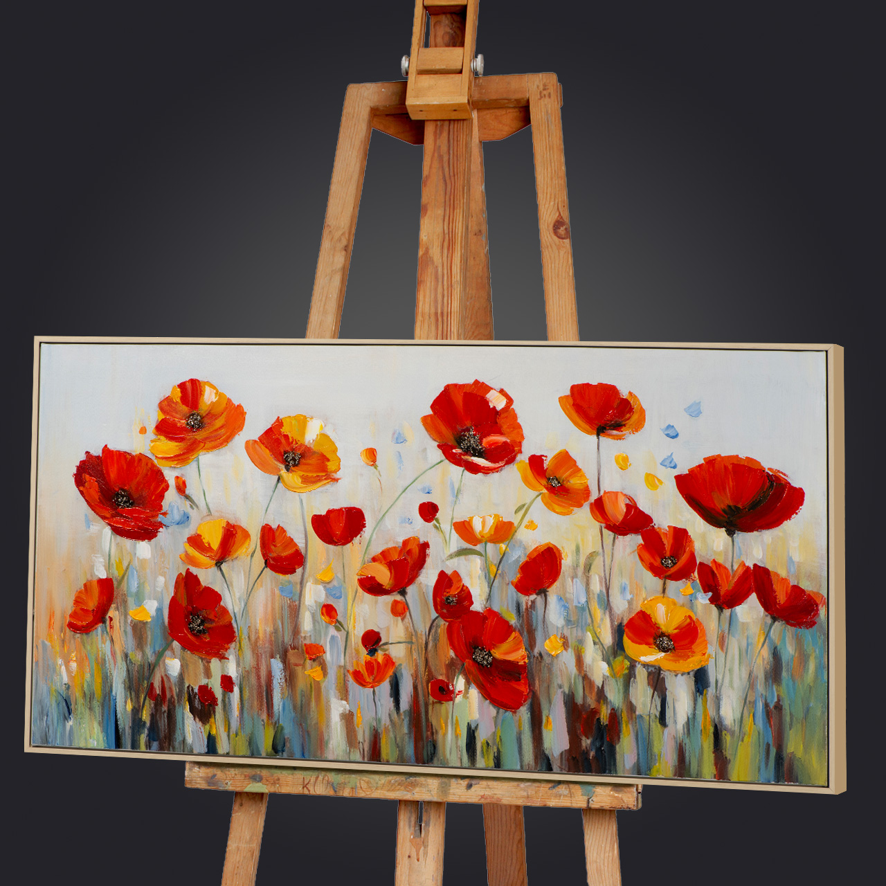 Gemälde Poppy Field image LAND
