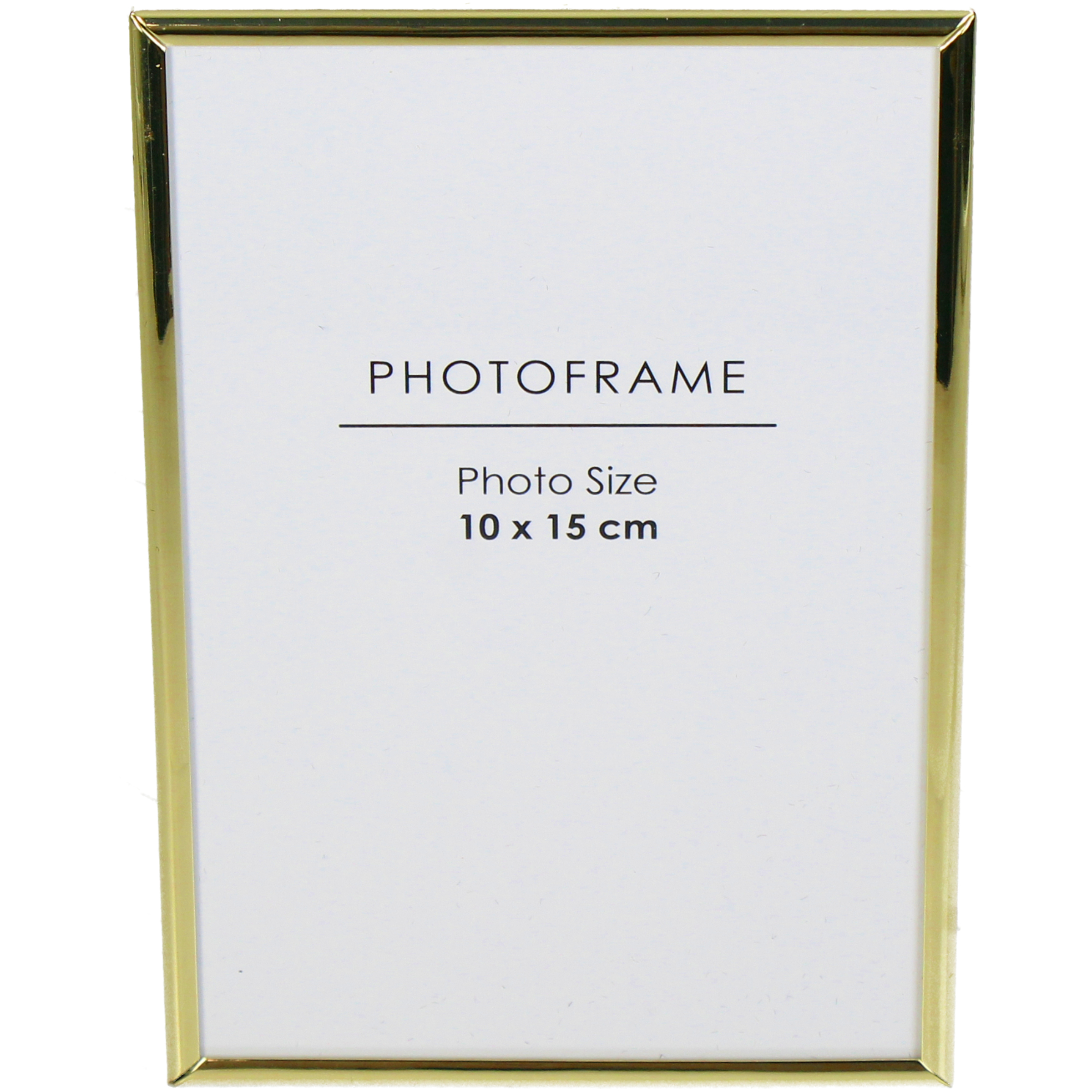 Fotorahmen Metall, Gold B: 10 cm Kersten