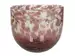Vase Pink Klekse H: 18 cm Kersten / Farbe: Gold Pink Rot Weiss