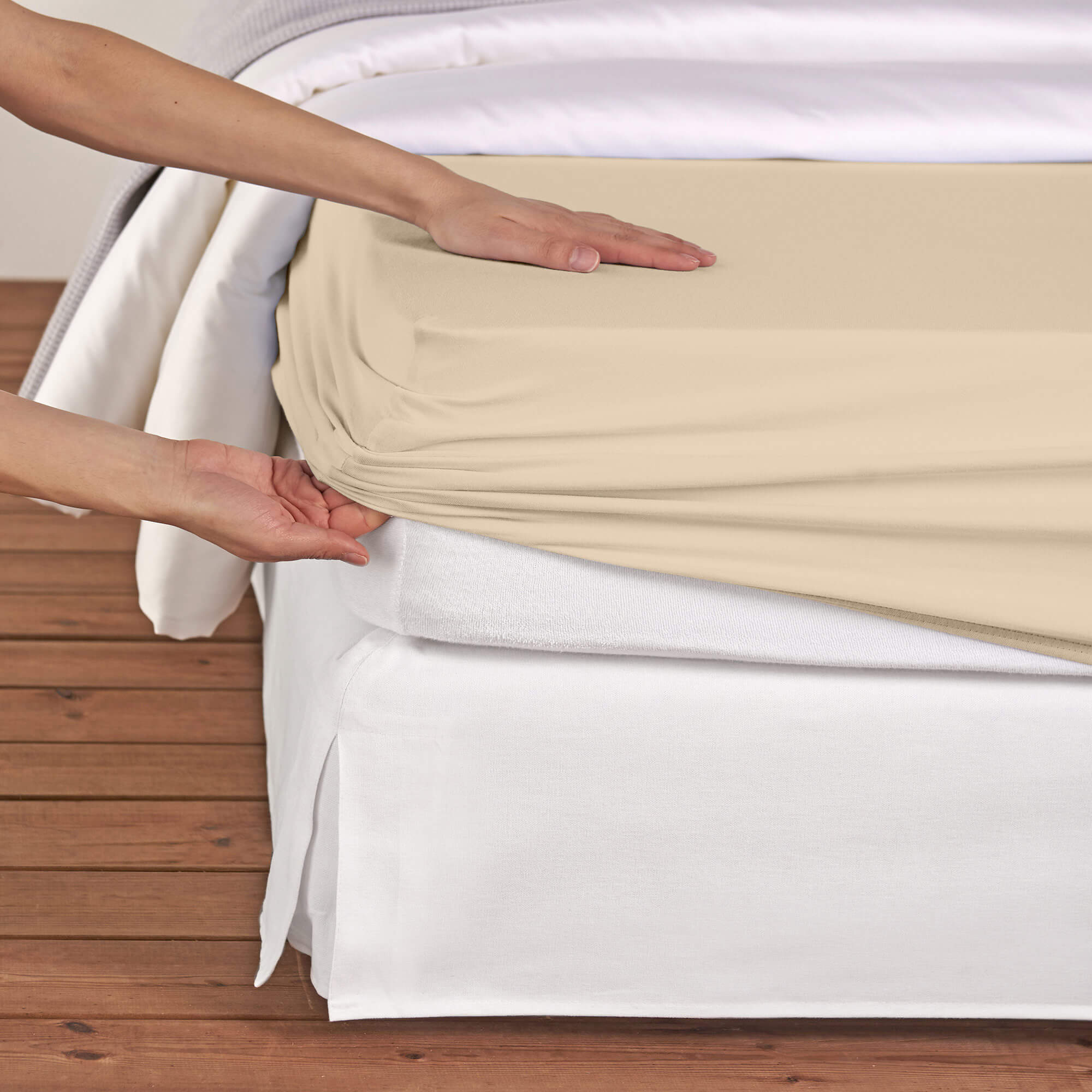 Fixleintuch Jersey Natur Kremer Leon AG / Farbe: Natur / Material: