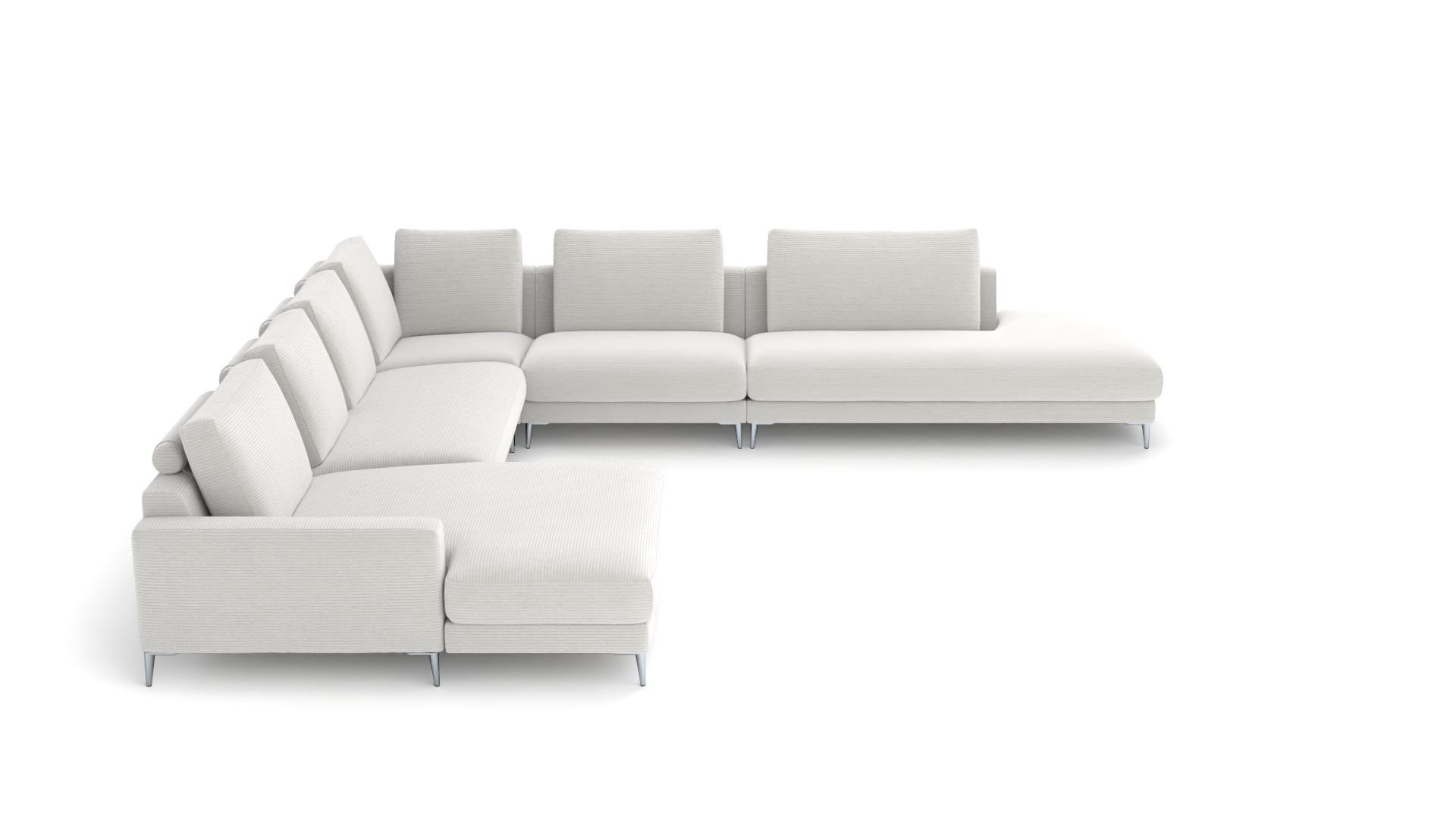 Wohnlandschaft Mercury rechts – modular & gemütlich