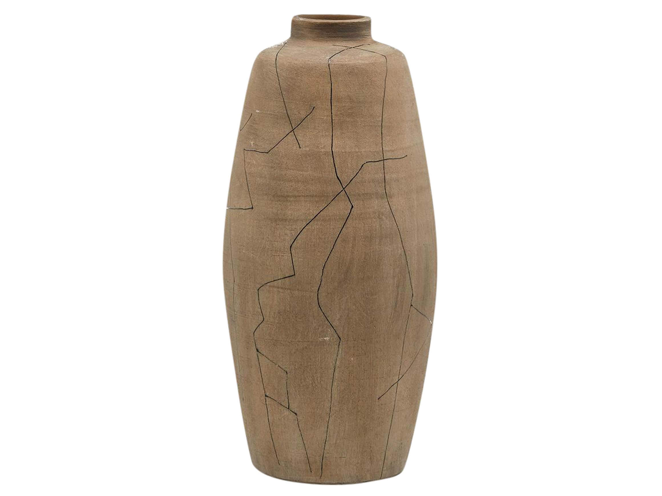 Edg Vase Amphore Sand H: 43 cm Beige | Schubiger Möbel