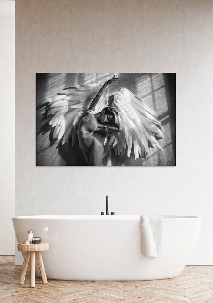 Alubild-Tänzerin mit Flügeln-image LAND