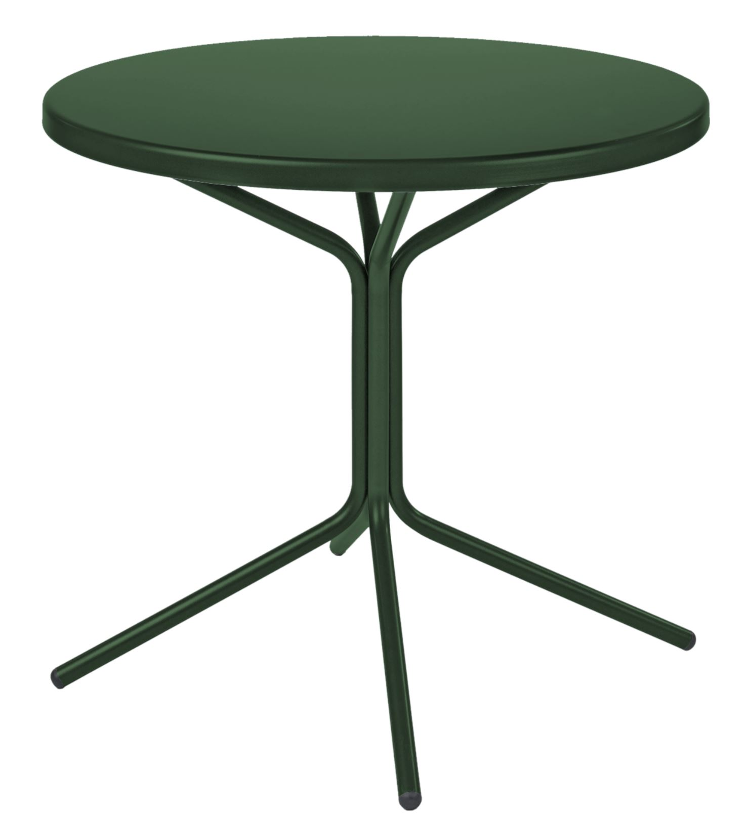 Metall-Beistelltisch Pix Rund von Schaffner / Farbe: Tannengrün / DxH: 54 x 54 cm