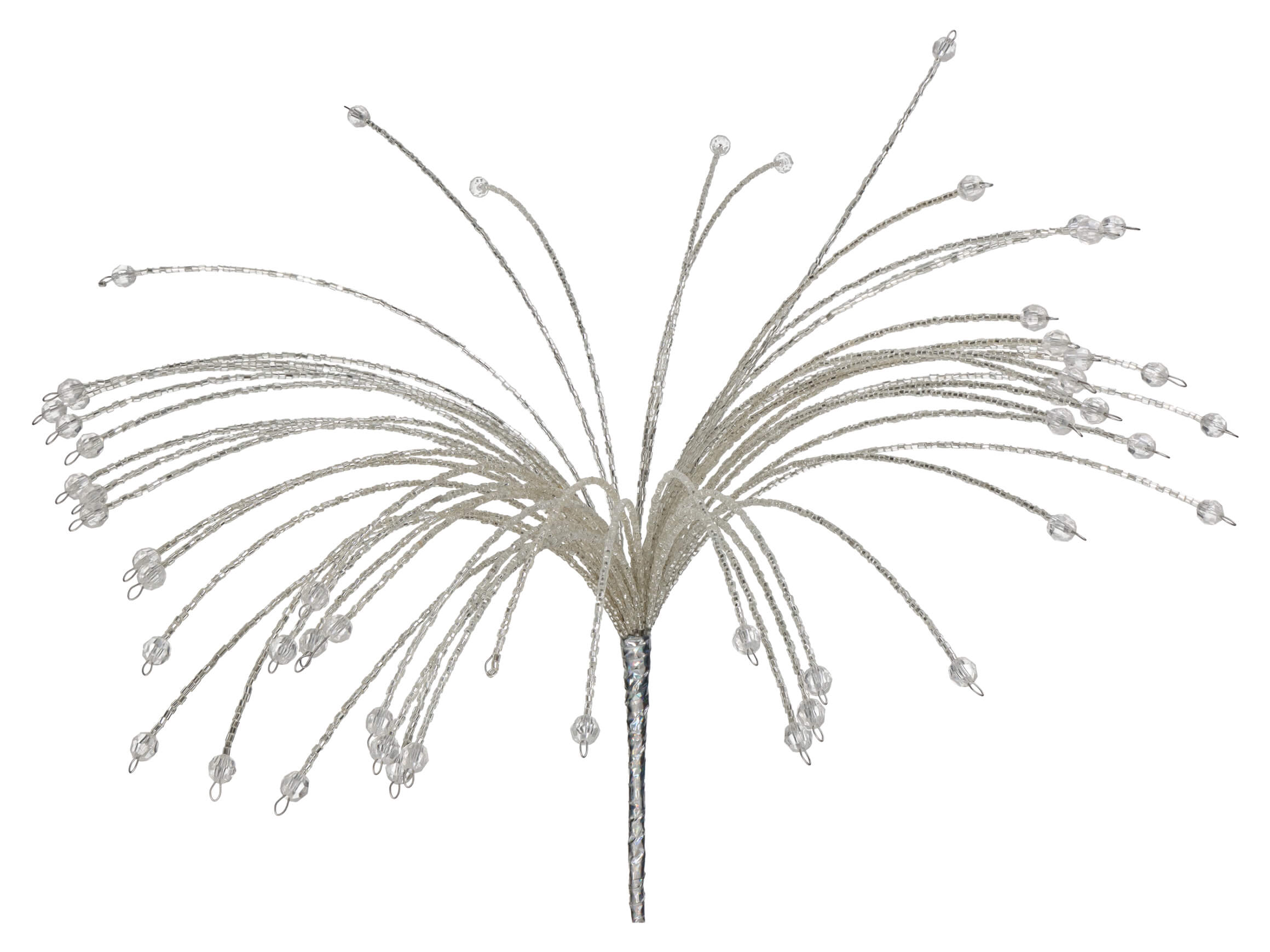 Kersten Kunstblume Perlenbüschel Silber H: 58 cm  | Schubiger Möbel