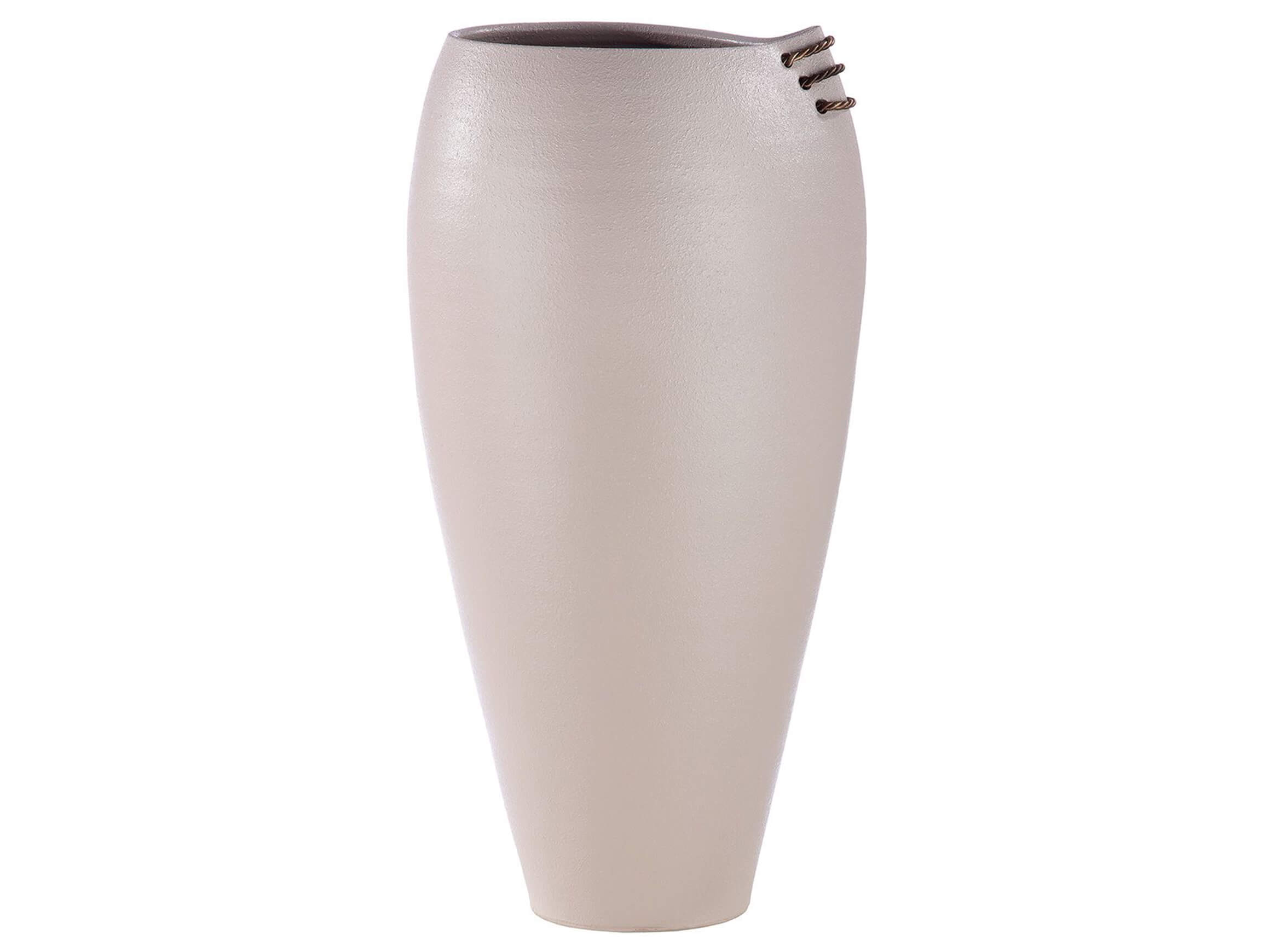 Gilde Vase Coimbra Grau H: 62 cm  | Schubiger Möbel