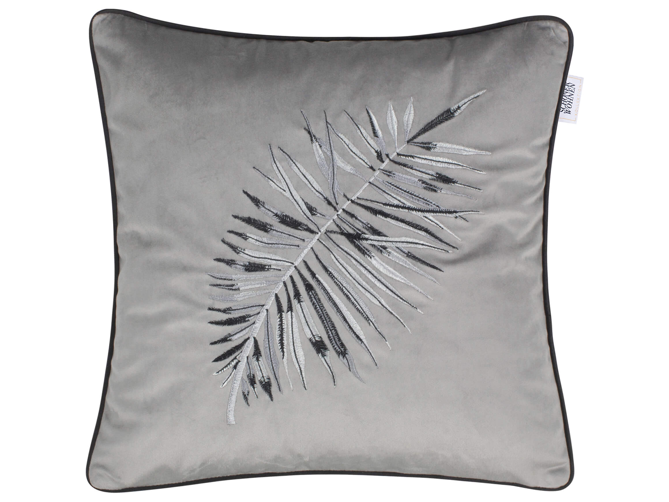 Kissenhülle Jungle, Grau 38x38 cm Stoeckel & Grimmler / Farbe: Grau