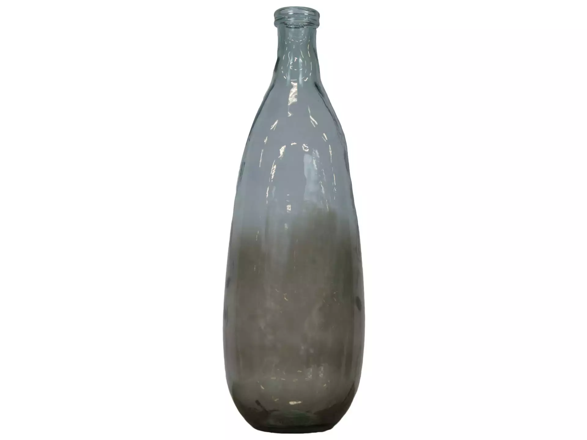 Flasche Glas Dunkelgrün H: 75 cm Decofinder