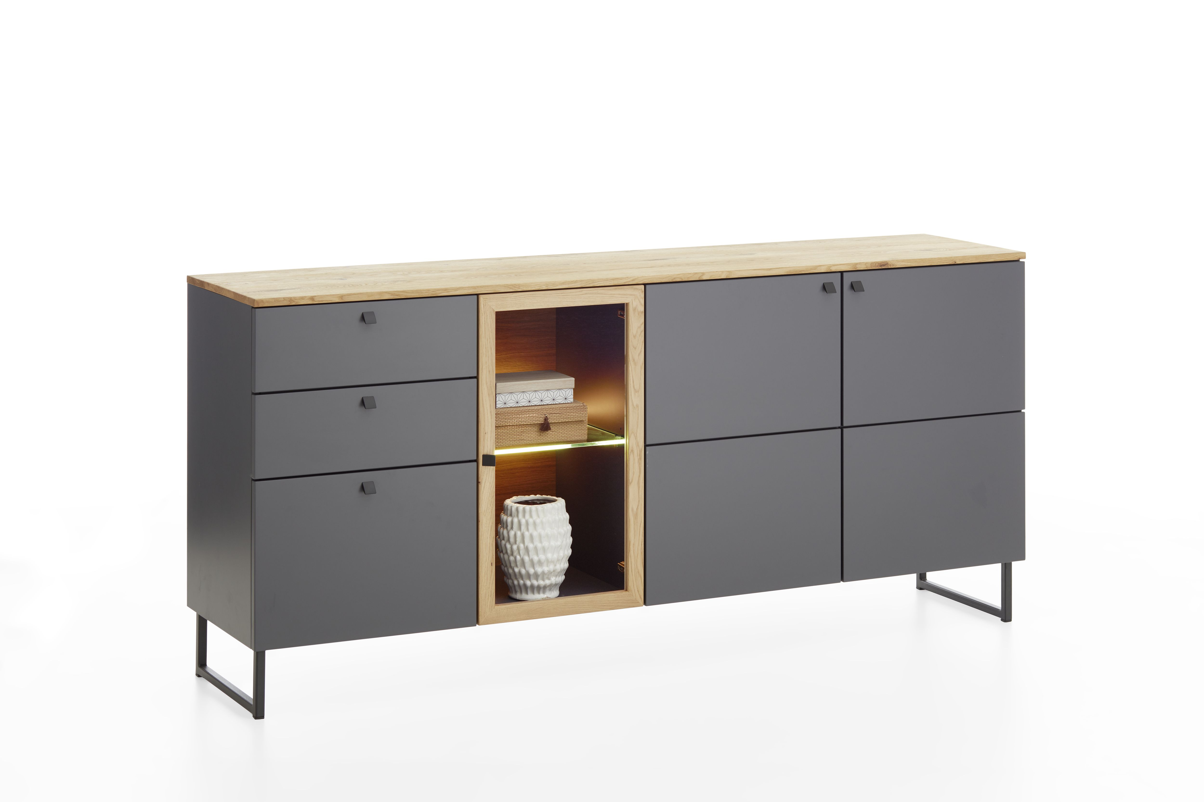 Sideboard Lamont Niehoff / Farbe: Grau Schwarz
