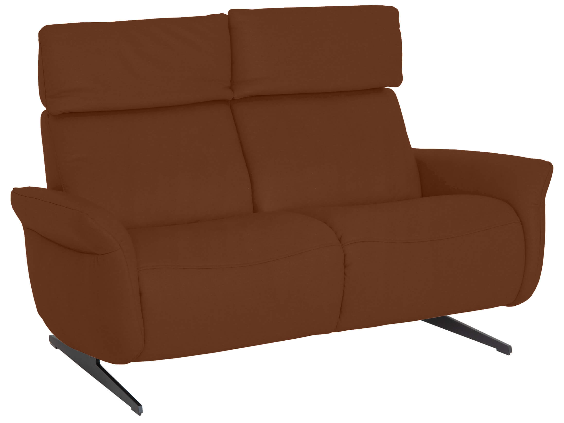 Sofa Patricia Basic B: 149 cm Himolla / Farbe: Kaffee / Material: Stoff Basic